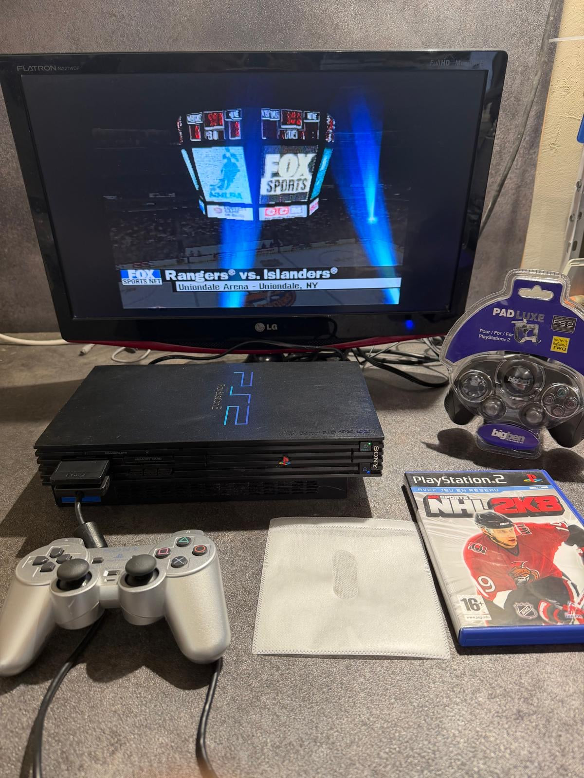 Console PlayStation 2 Fat + 2 manettes