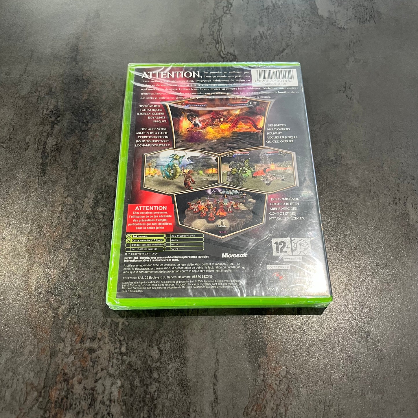 Wrath Unleashed Xbox Première Génération neuf