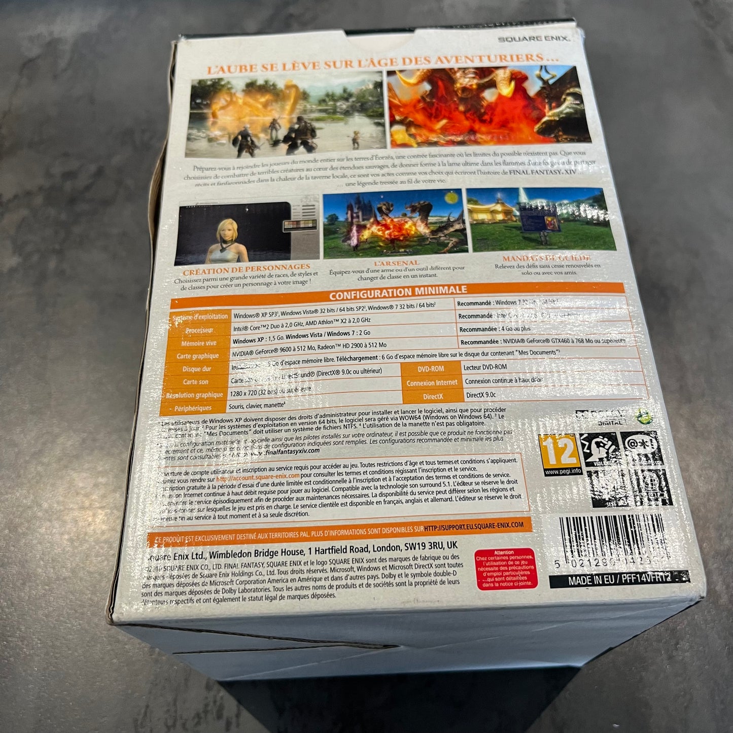Final Fantasy XIV Édition Collector Limitée PC (à bien lire)