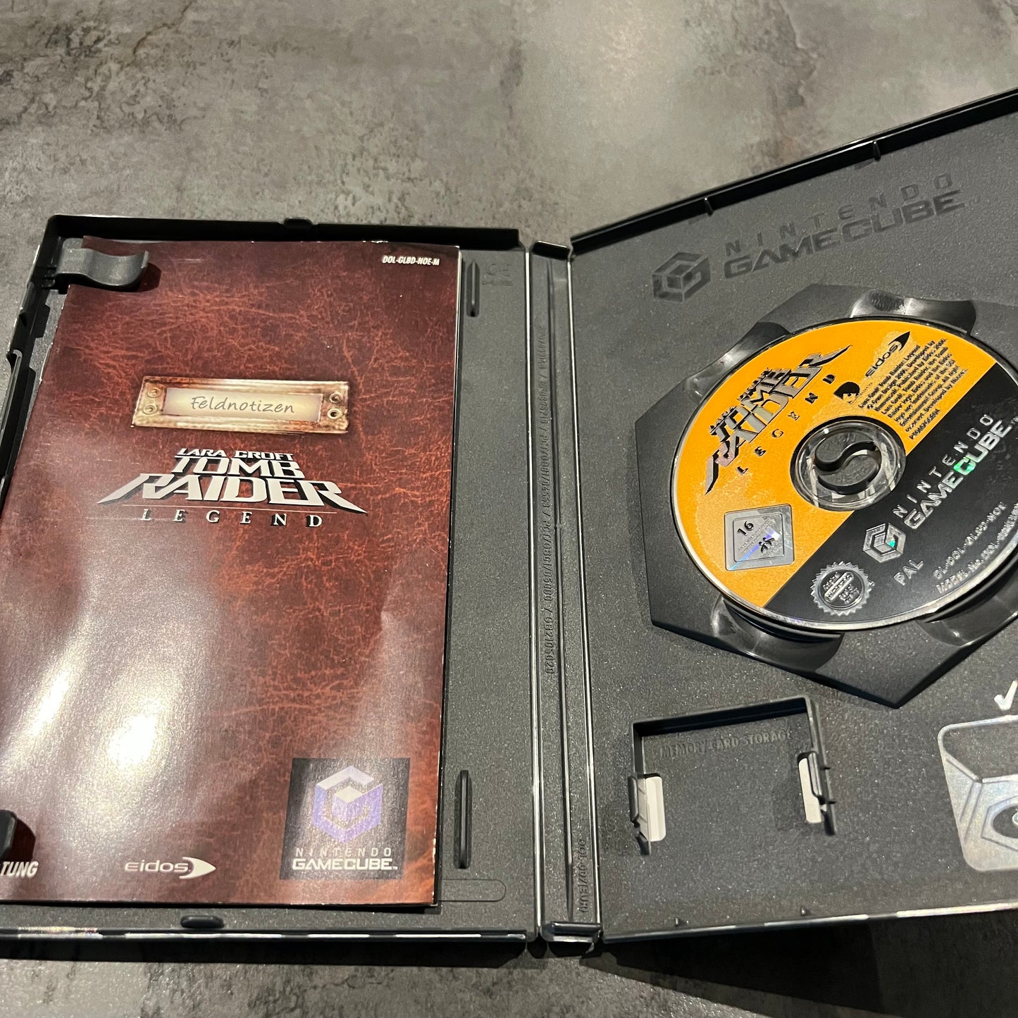 Tomb Raider Legend version allemande GameCube