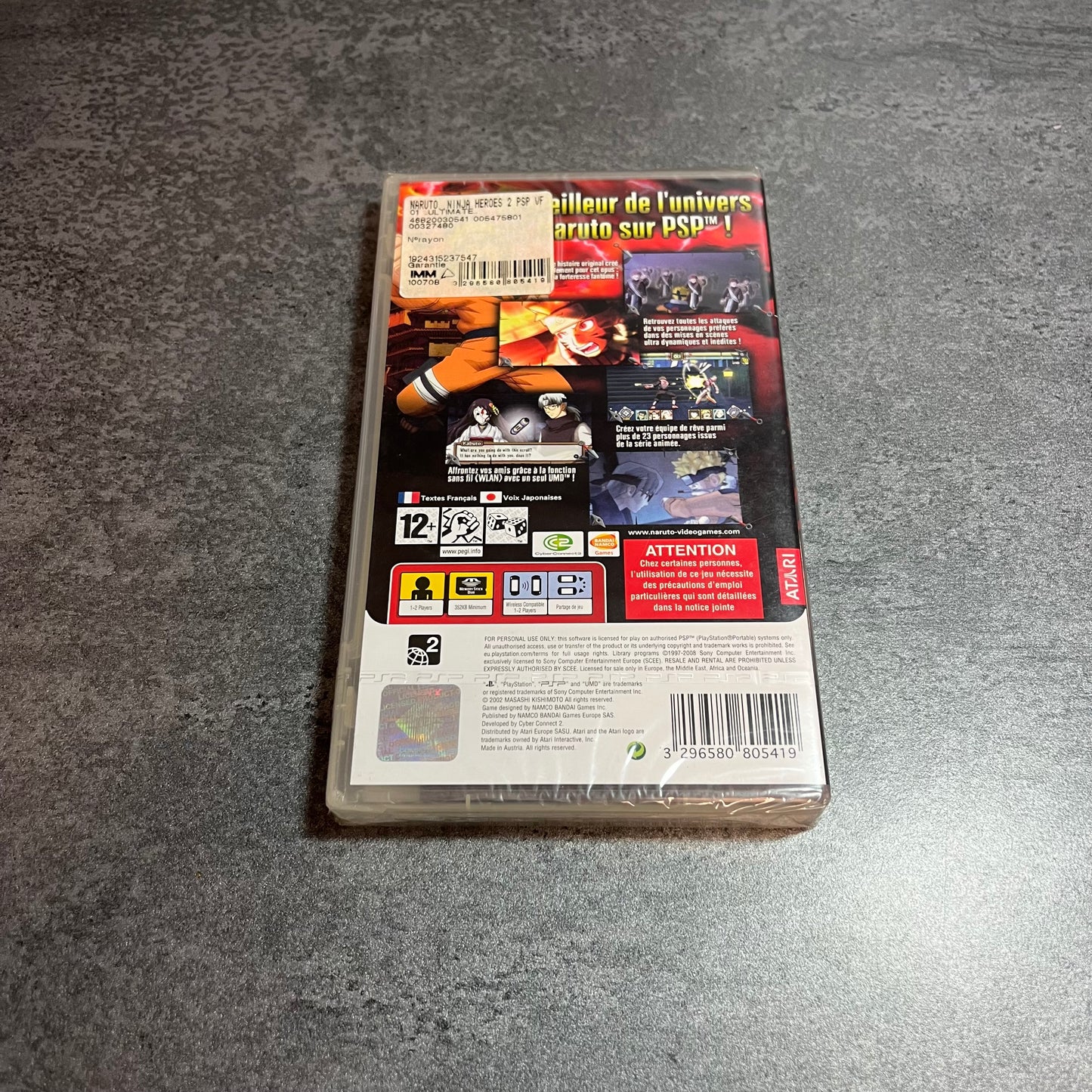 Naruto Ultimate Ninja Heroes 2 PSP neuf