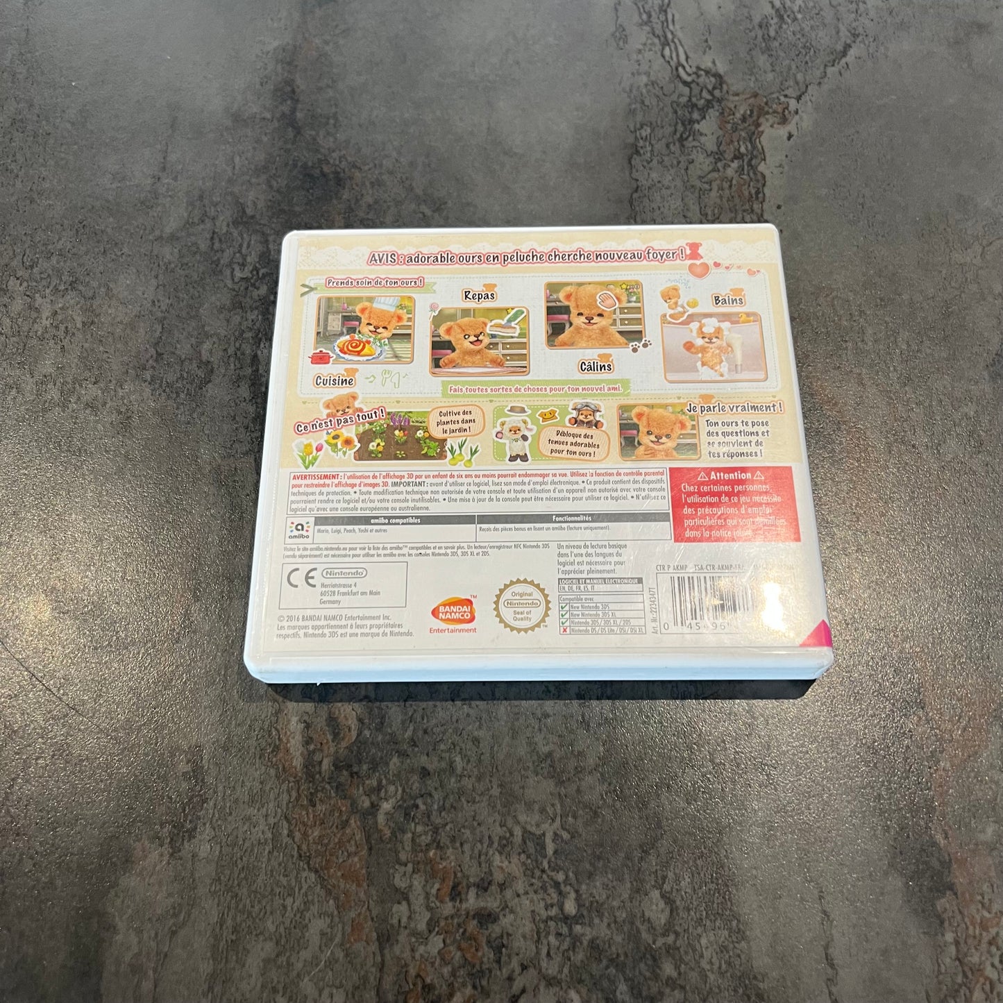 Mon Ours et Moi Nintendo 3DS