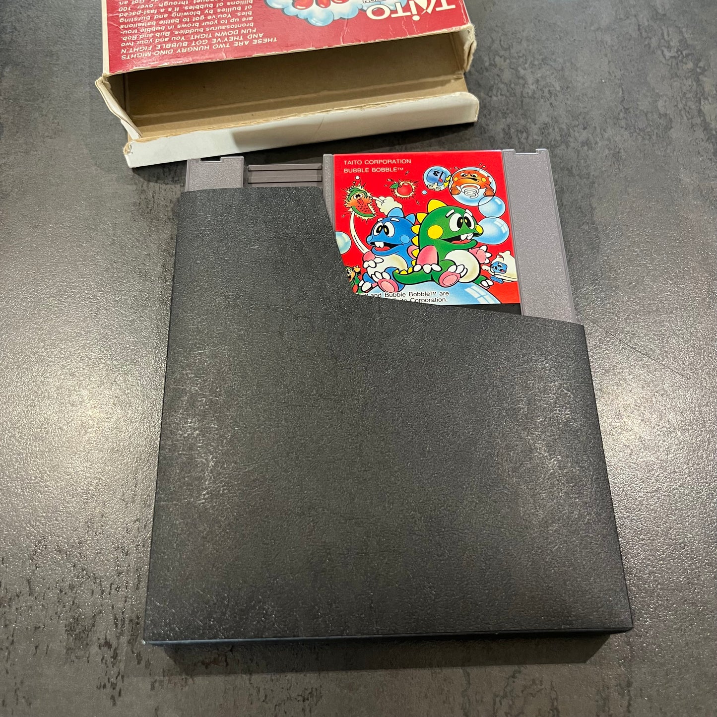 Bubble Bobble NES en boîte