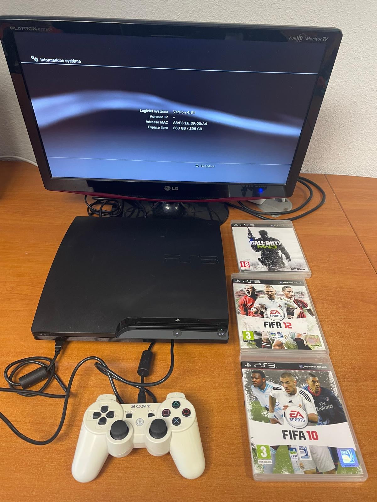 Console PS3 Slim 320 Go