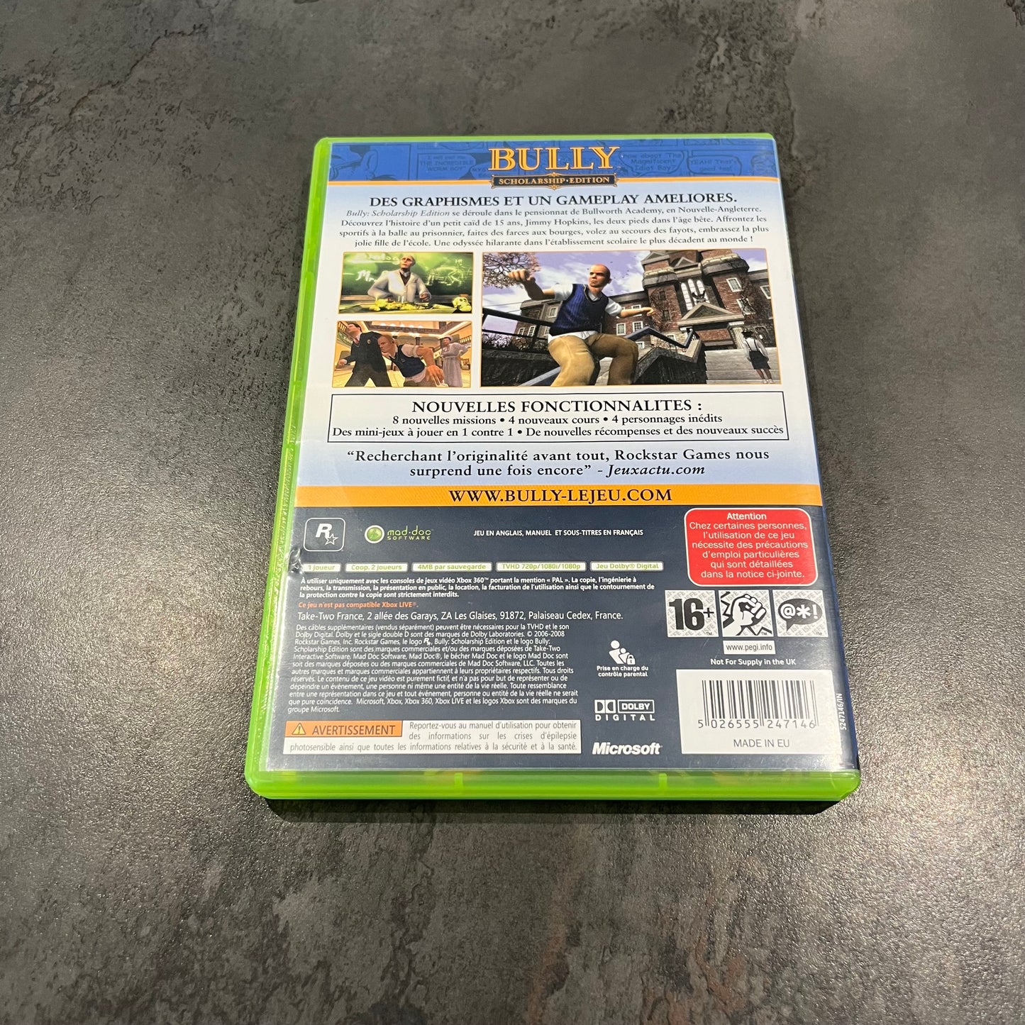 Bully Scholarship Edition Xbox 360