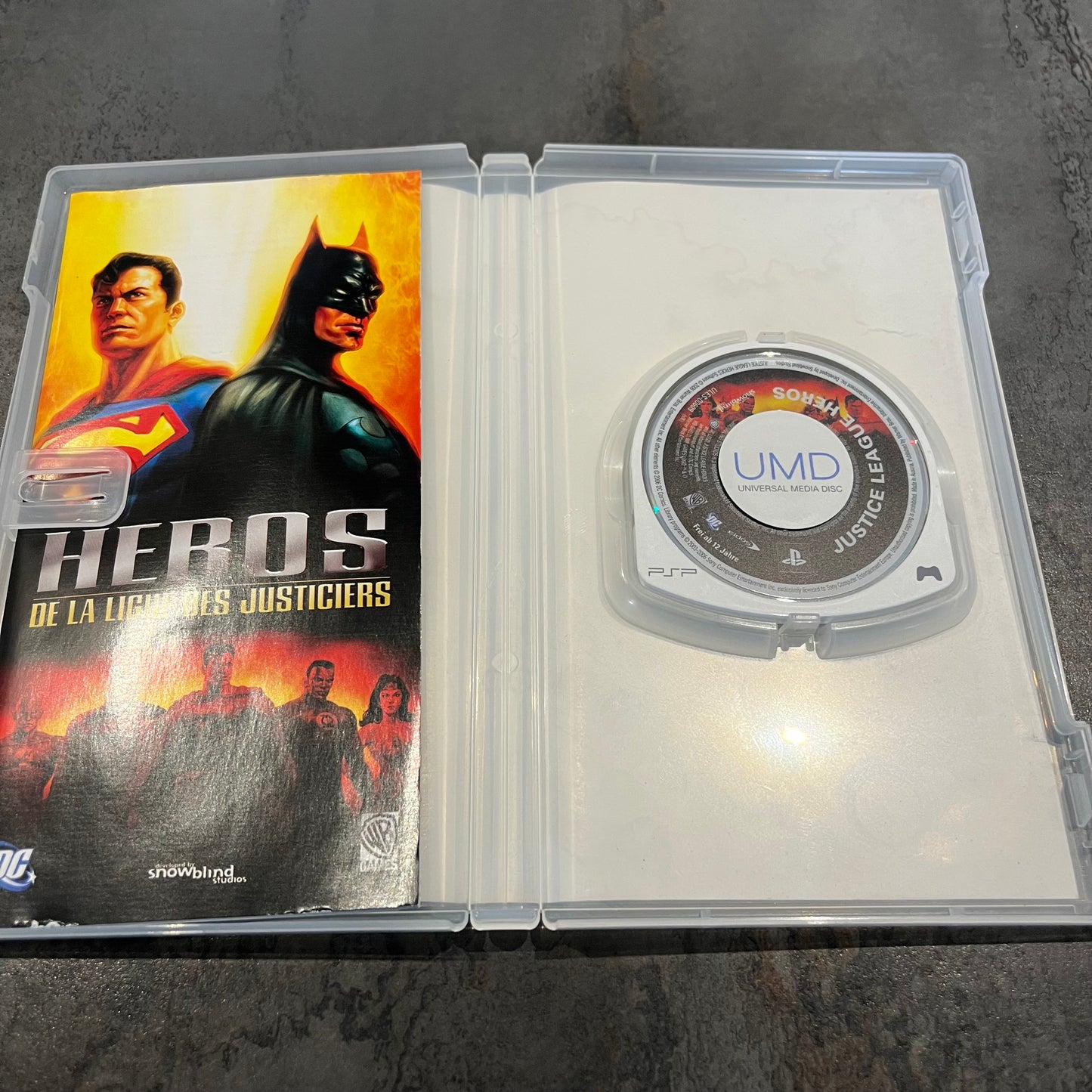 Heros de la Ligue des Justiciers PSP
