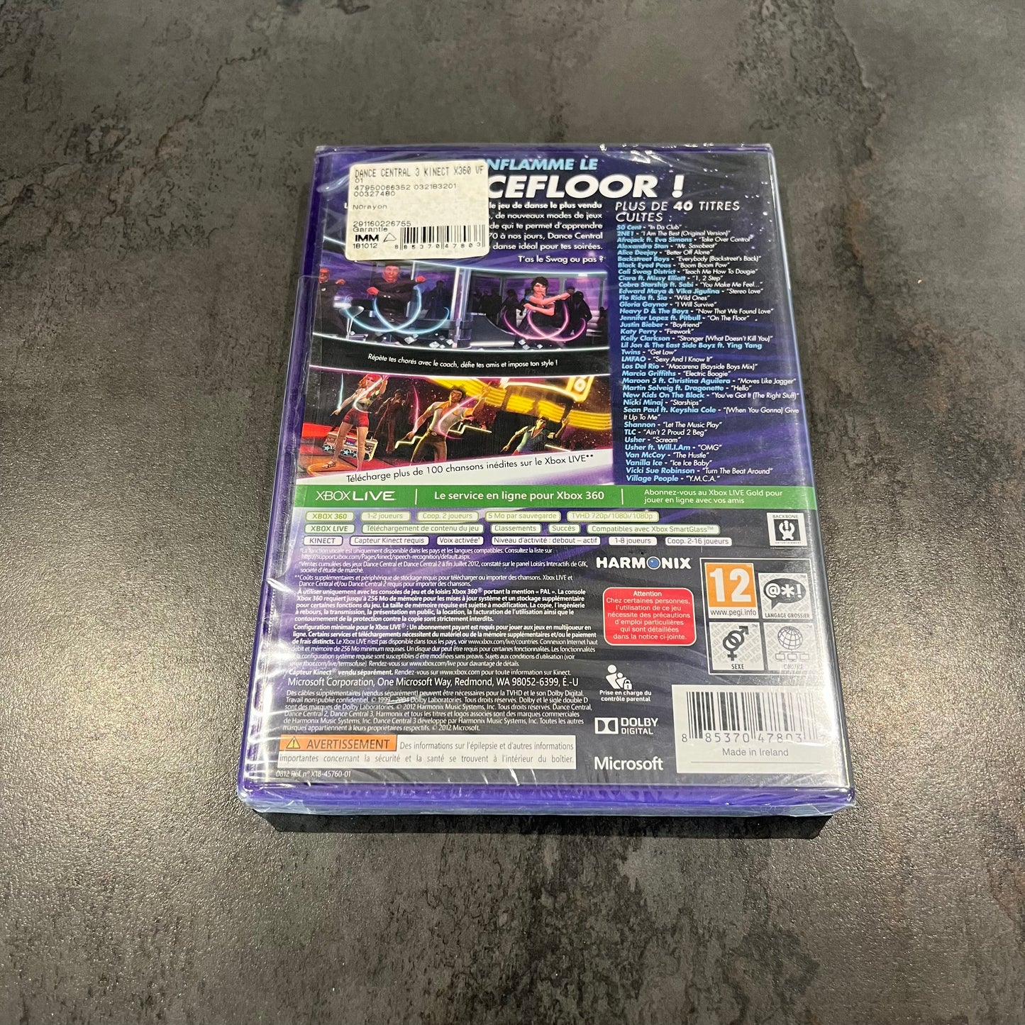 Dance Central 3 Xbox 360 neuf