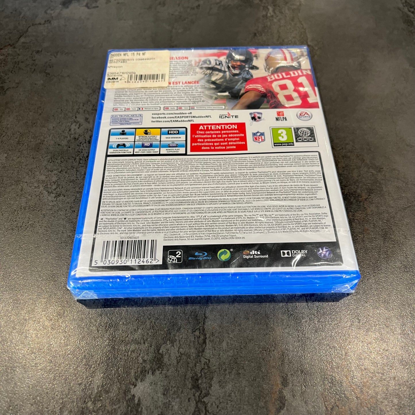 Madden NFL 15 PS4 neuf