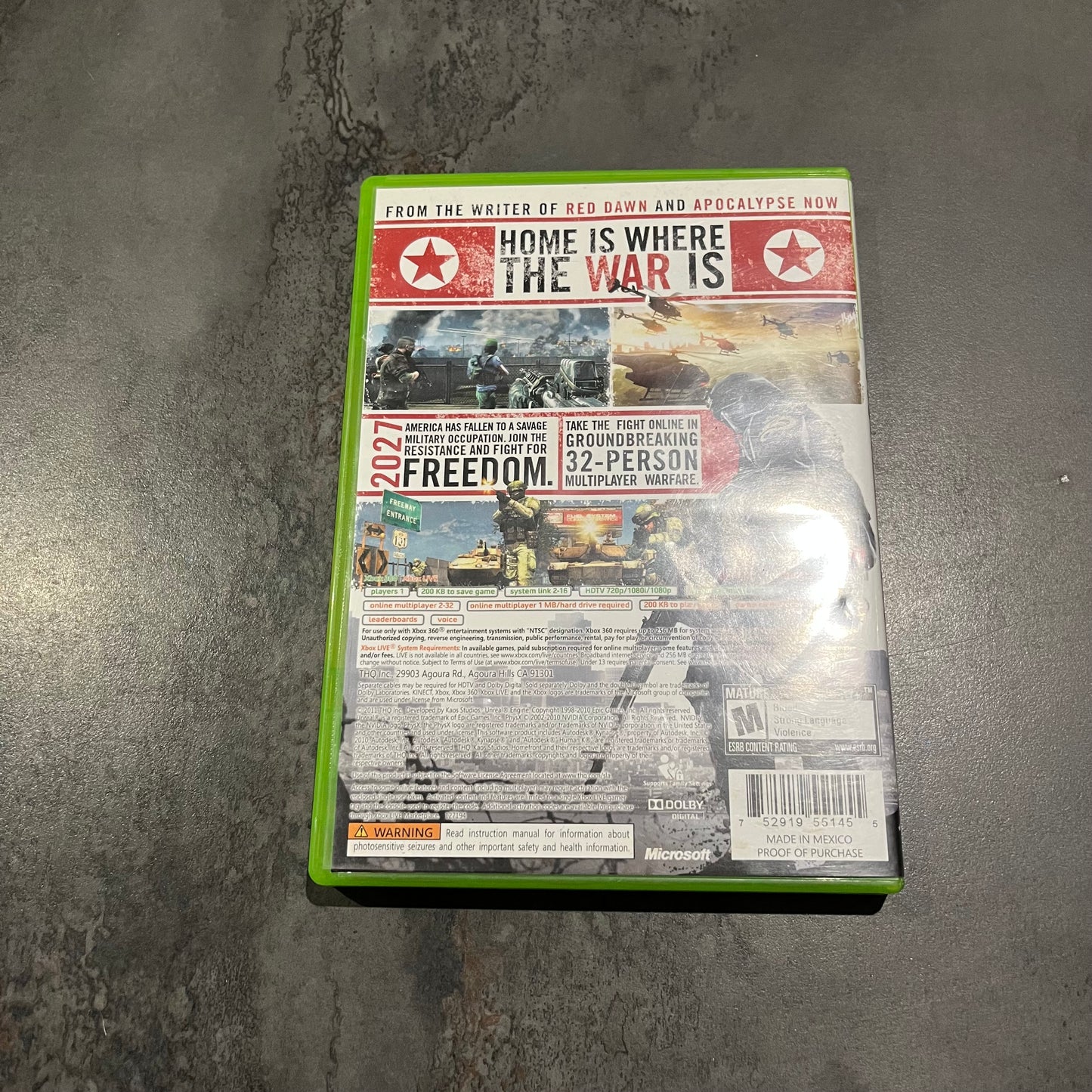 Homefront Xbox 360 USA
