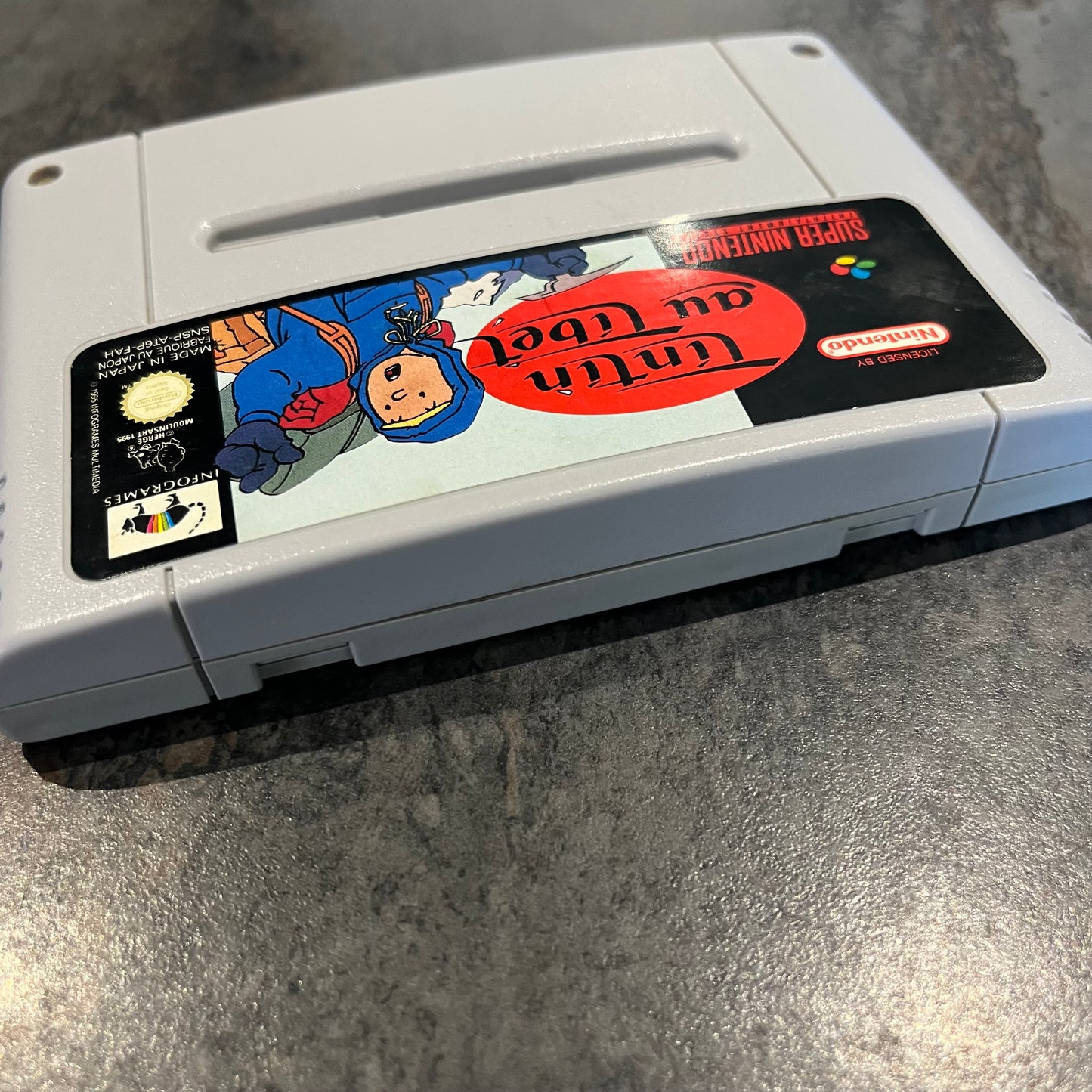 Tintin au Tibet Super Nintendo