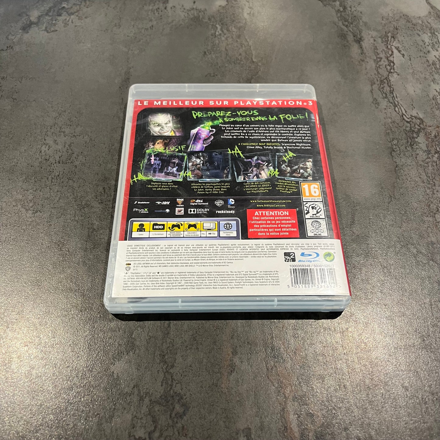 Batman Arkham Asylum PS3