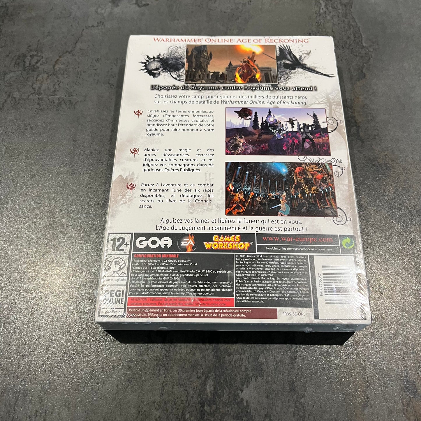 Warhammer Online Age of Reckoning PC neuf