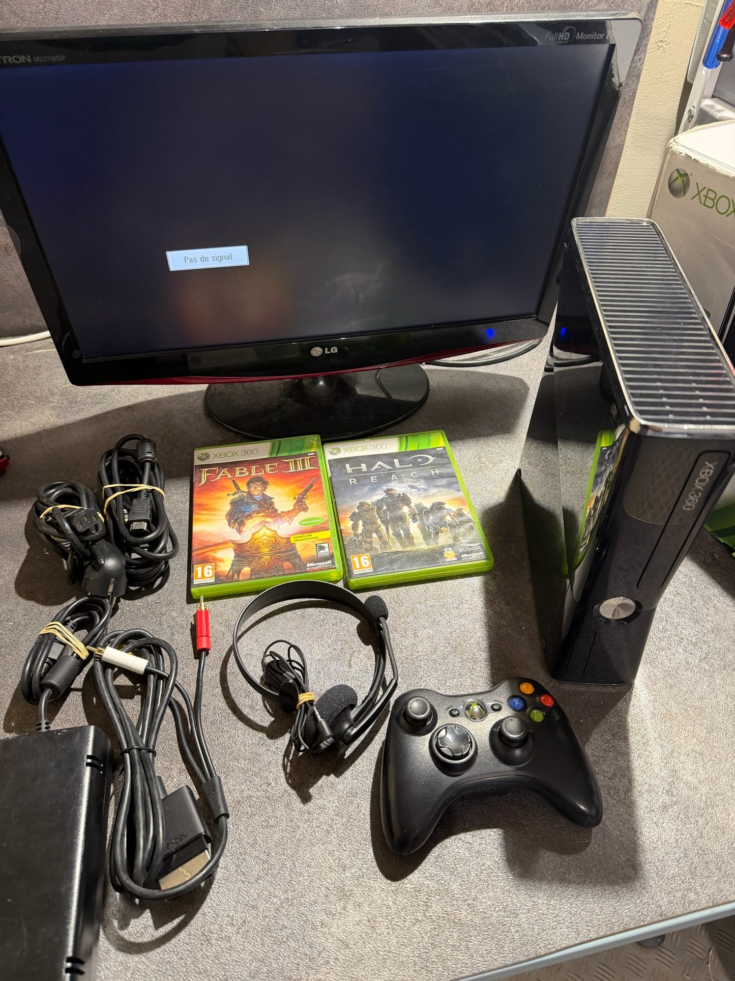 Console Xbox 360 250 Go en boîte