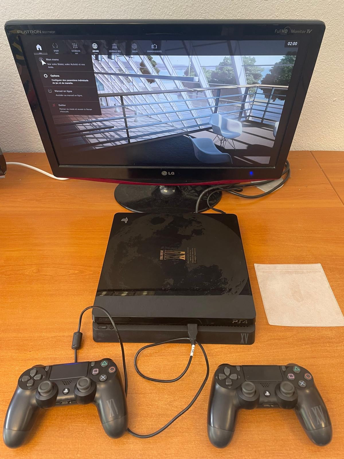 Console PS4 Slim 1 To Final Fantasy XV + 2 manettes