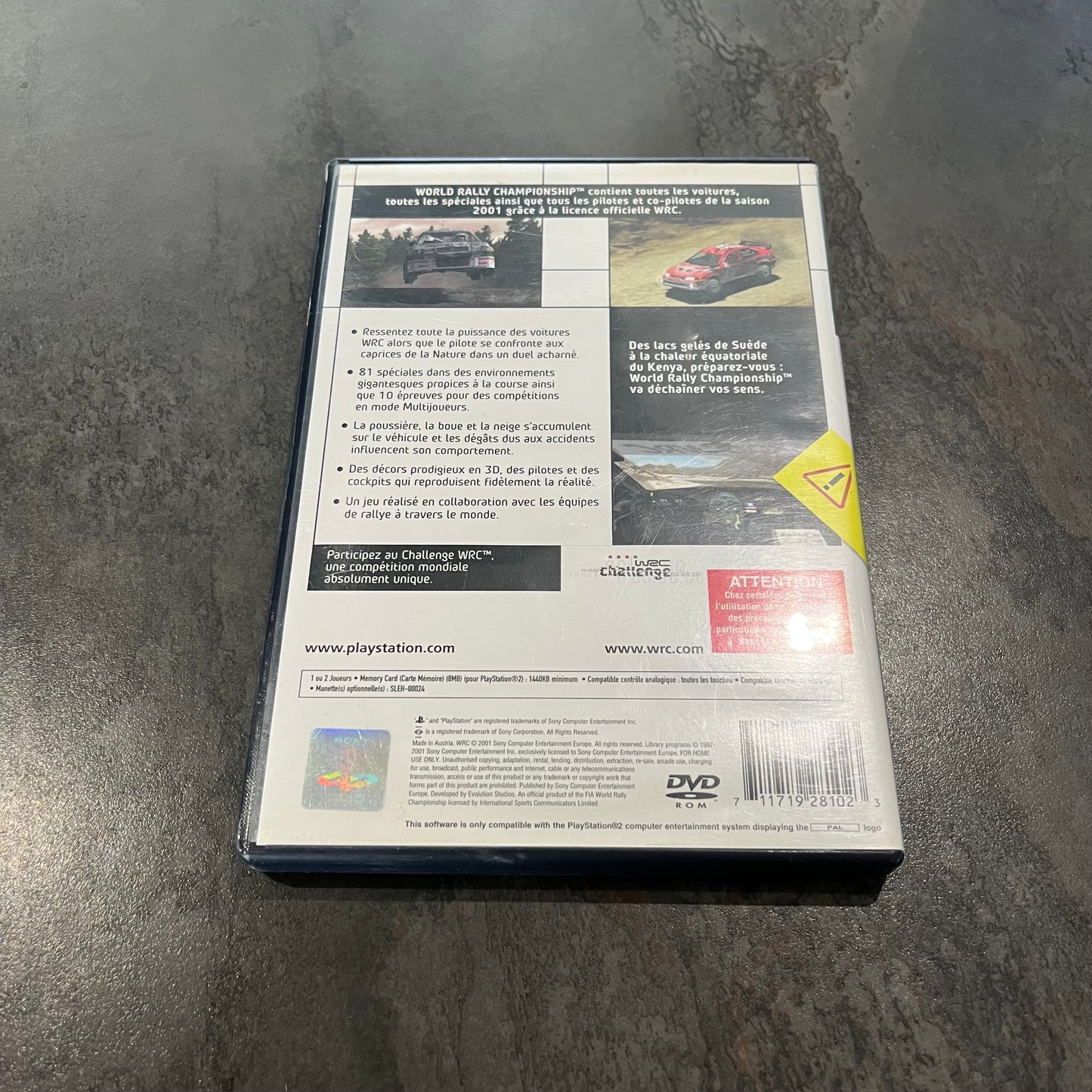 WRC World Rally Championship PS2