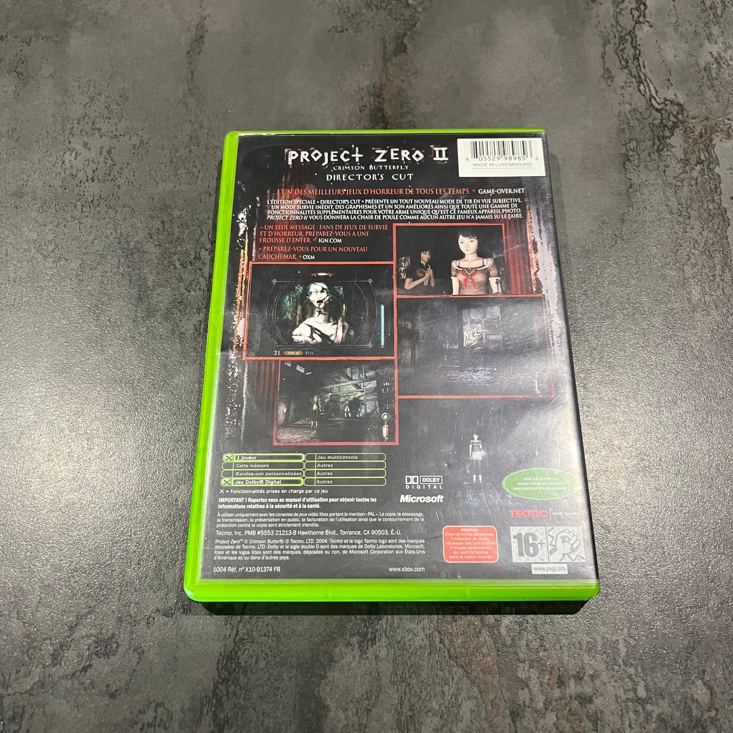 Project Zero II Xbox première génération