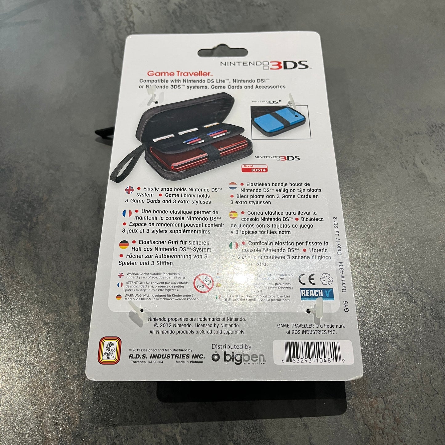 Housse Mario rouge 3DS