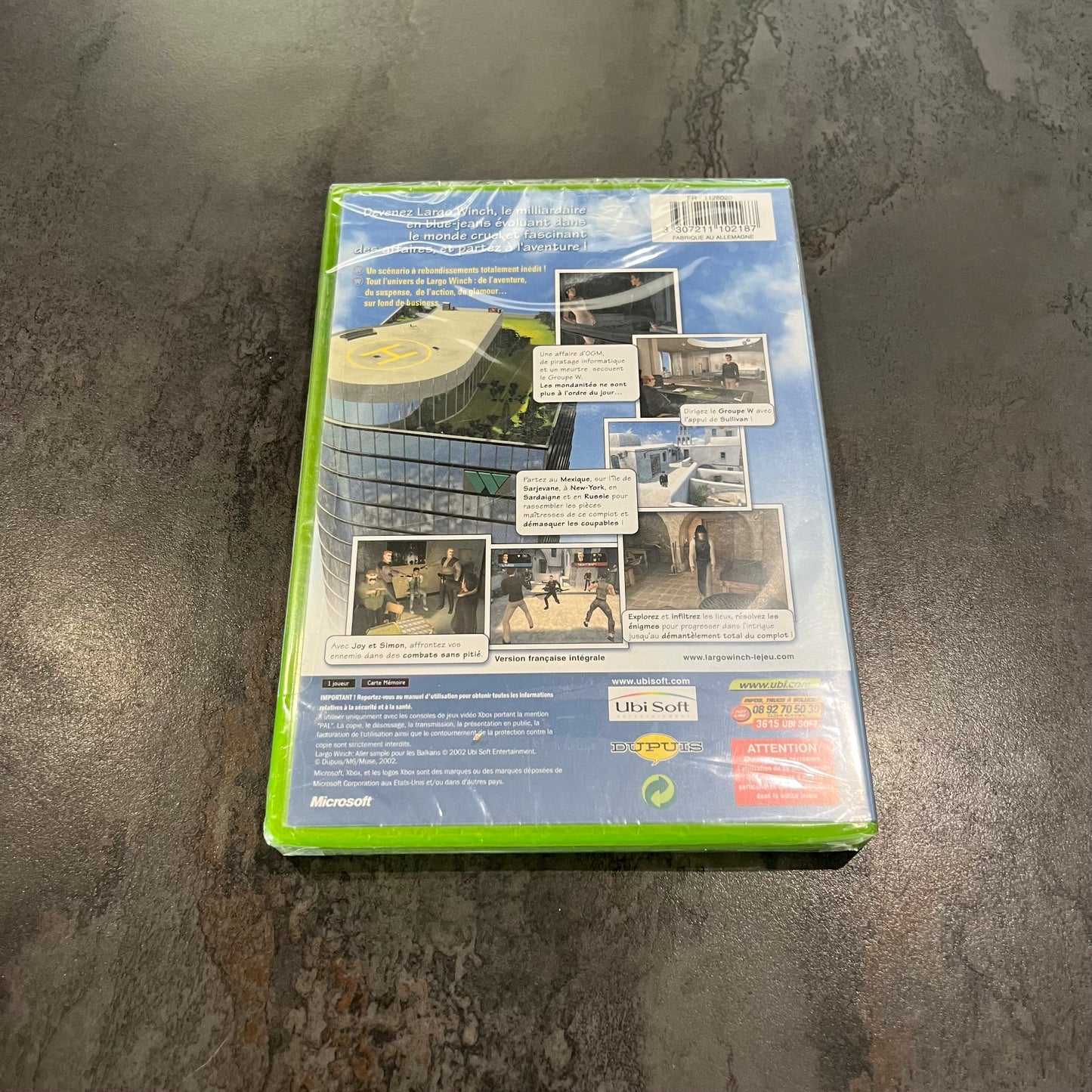 Largo Winch Xbox Première Génération neuf