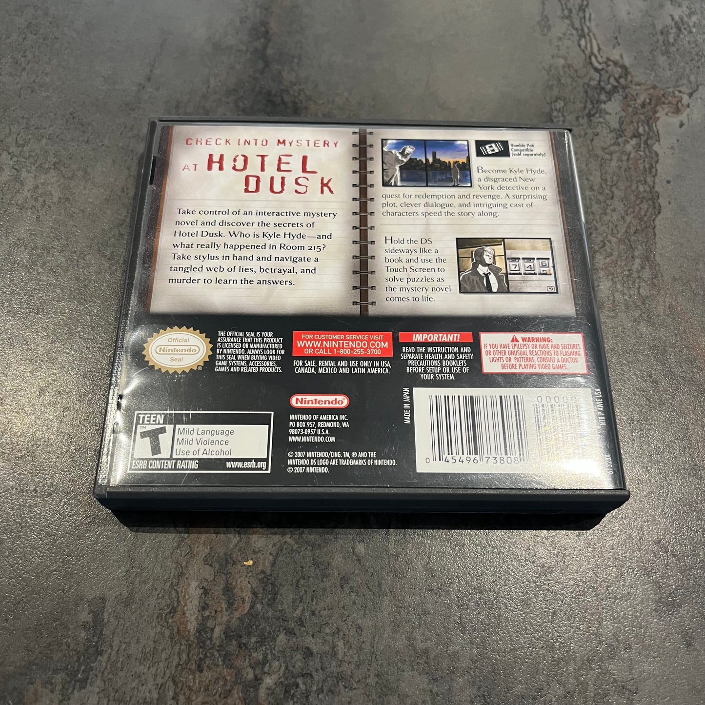 Hotel Dusk Room 215 DS version US