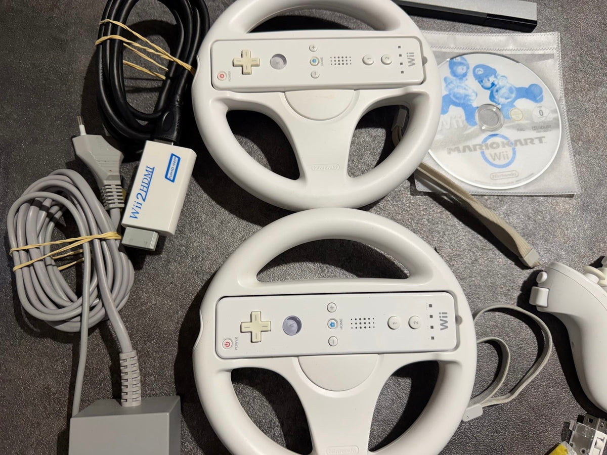 Console Wii + Mario Kart HDMI