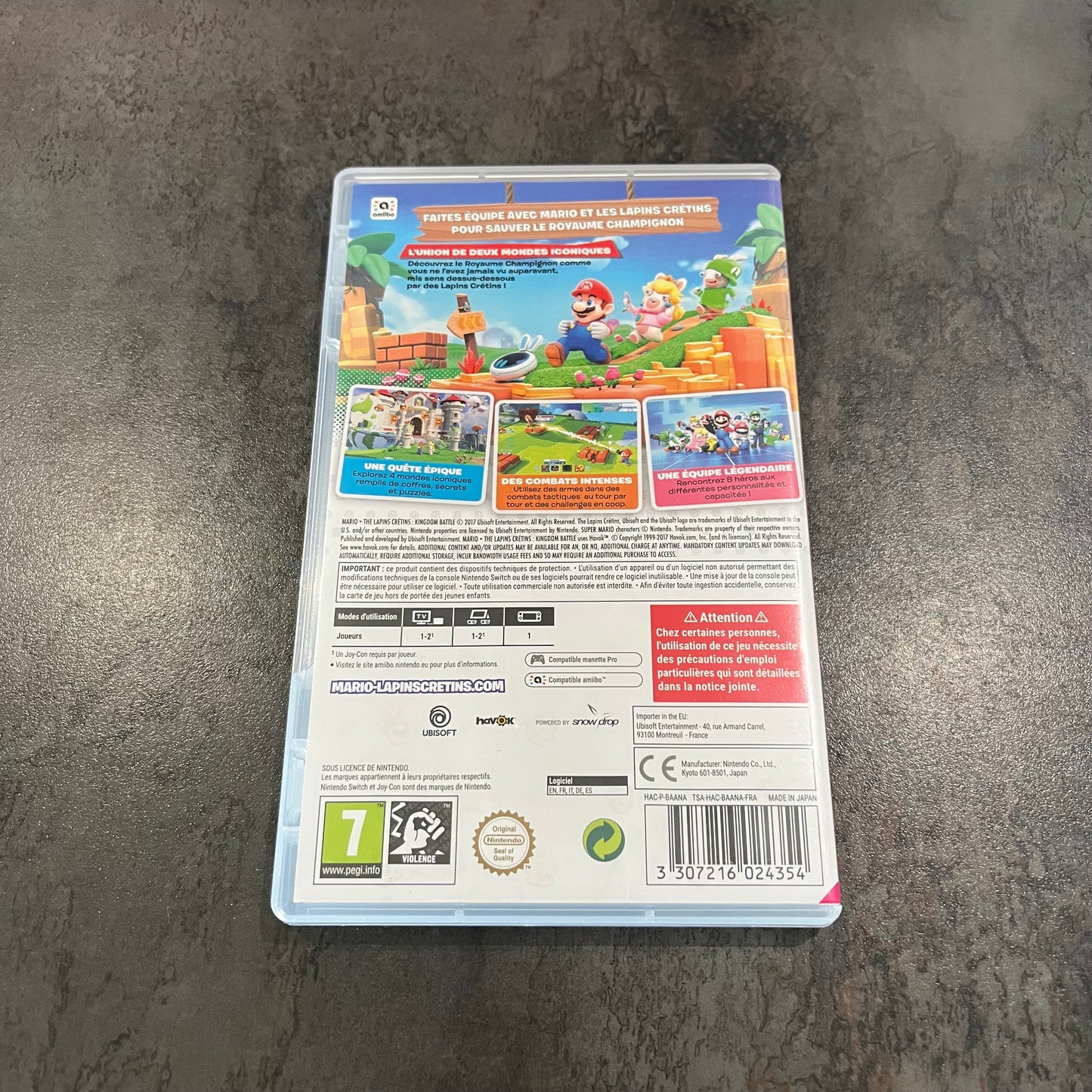 Mario + Lapins Crétins Kingdom Battle Switch