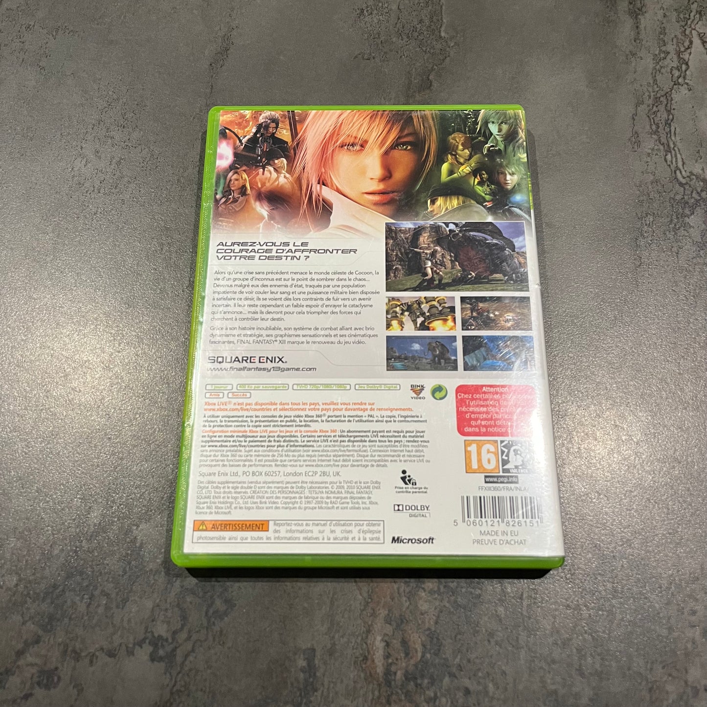 Final Fantasy XIII Xbox 360