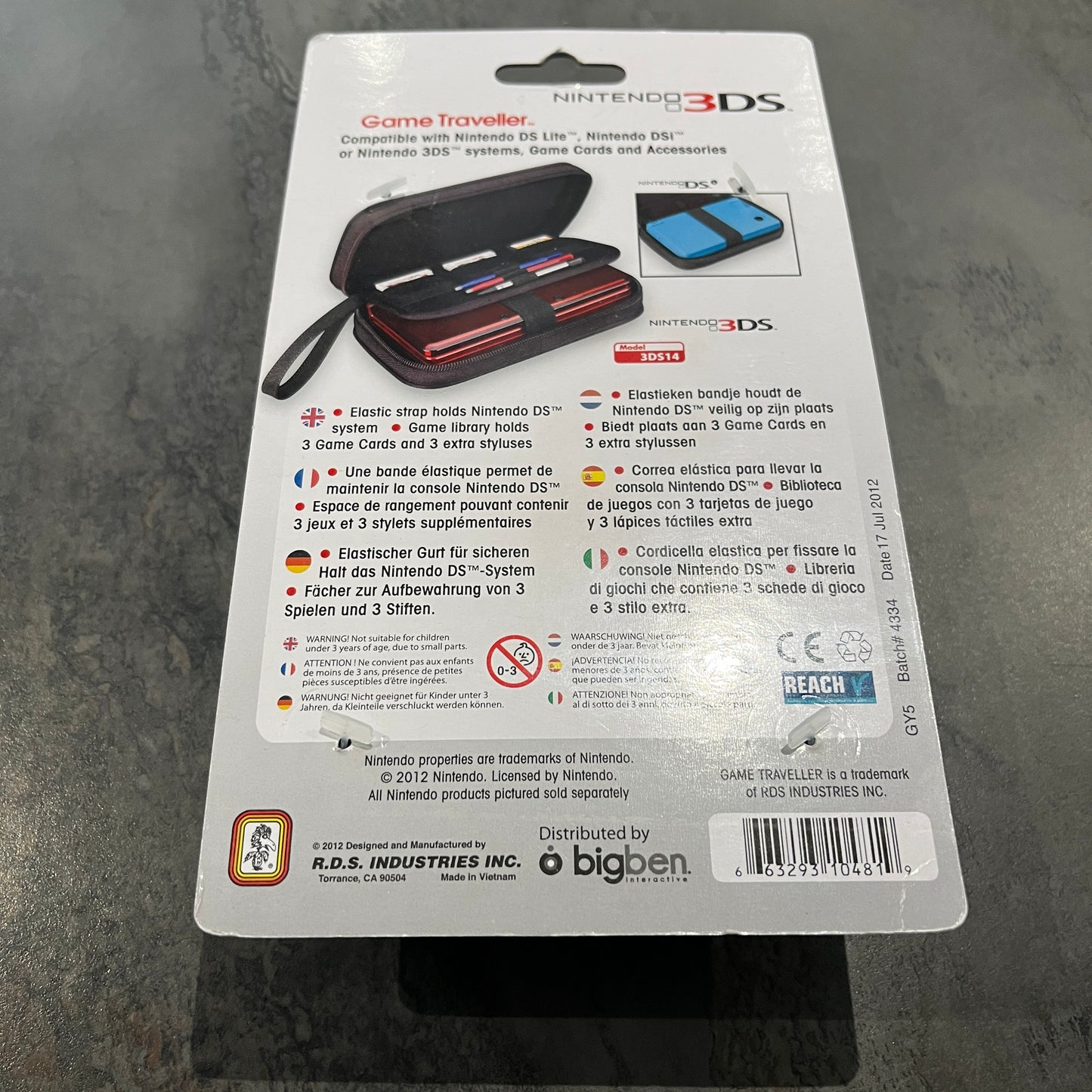 Housse Mario bleue 3DS