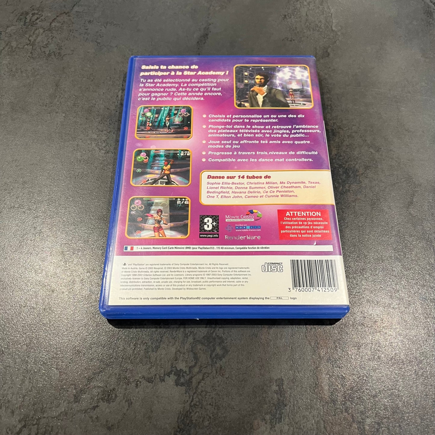 Star Academy PS2