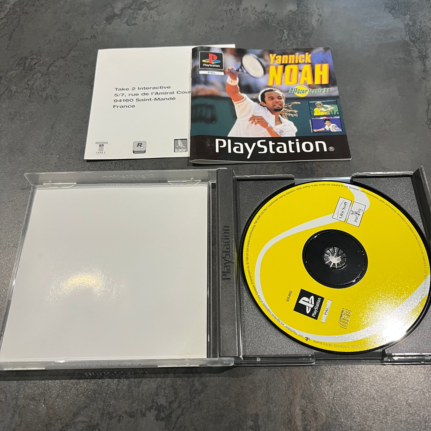 Yannick Noah All Star Tennis 99 PS1