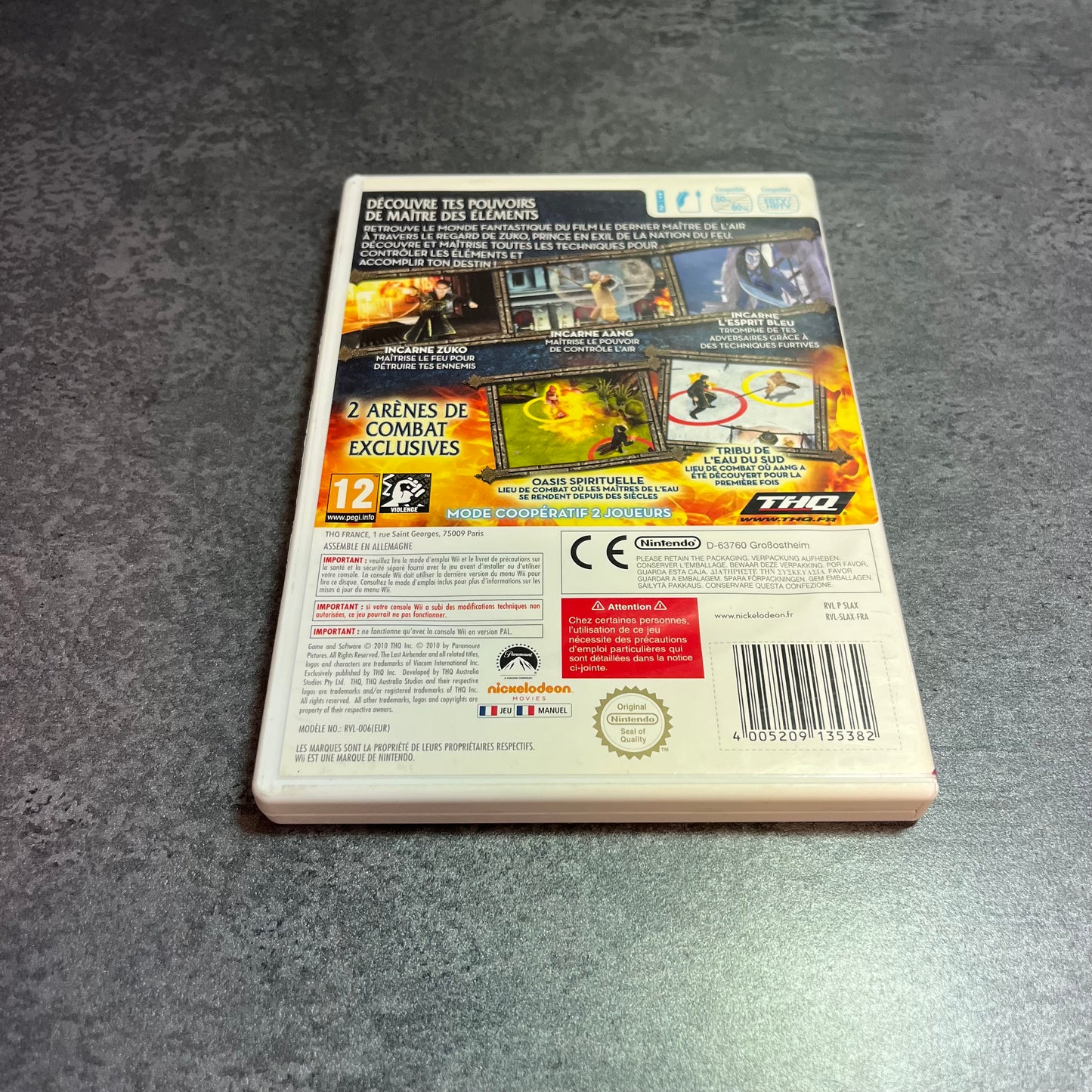 Le Dernier Maître de l’Air wii