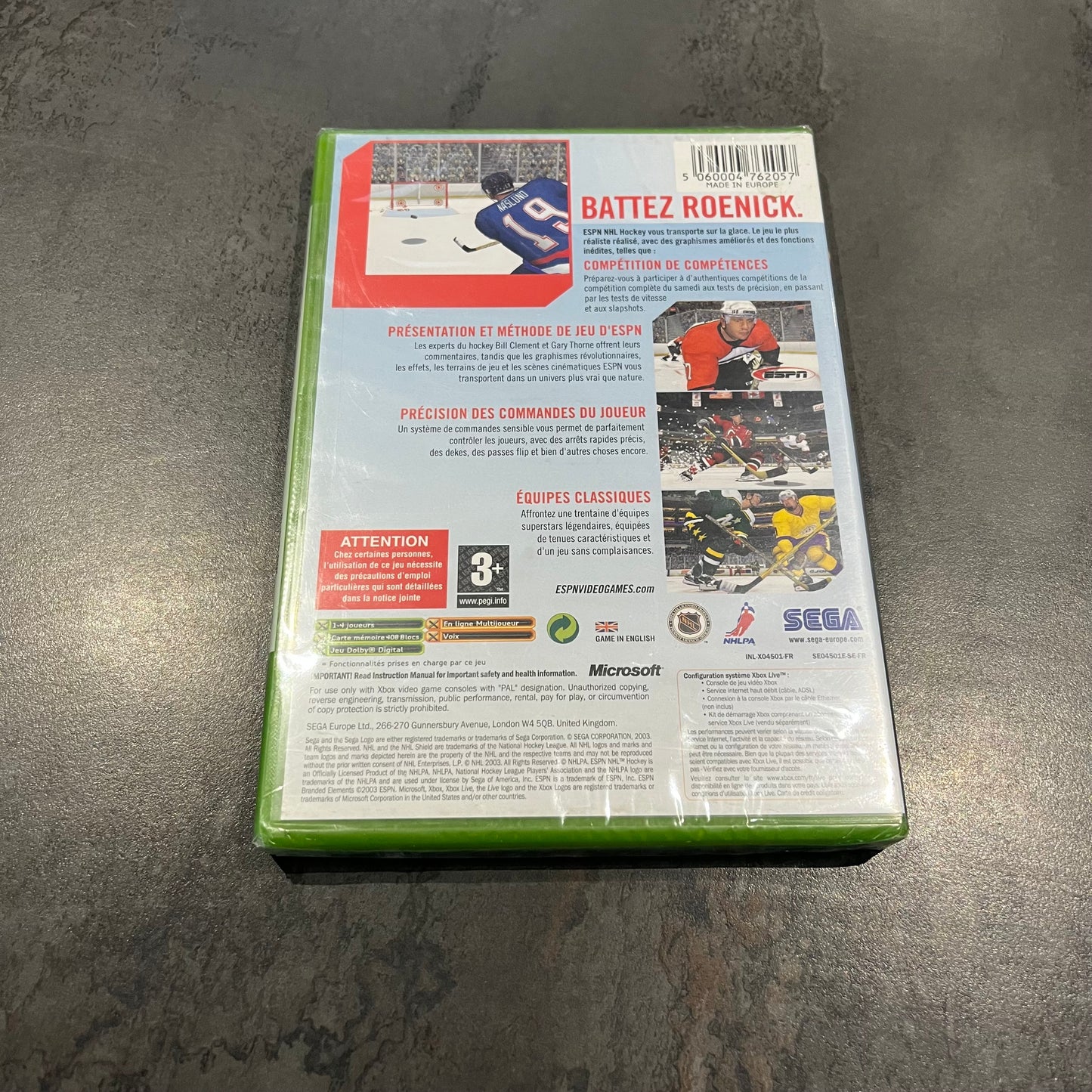 ESPN NHL Hockey Xbox neuf