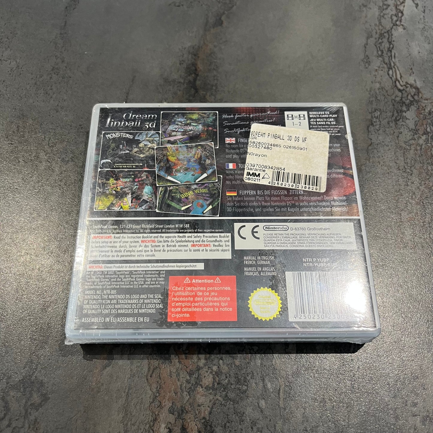 Dream Pinball 3D DS neuf