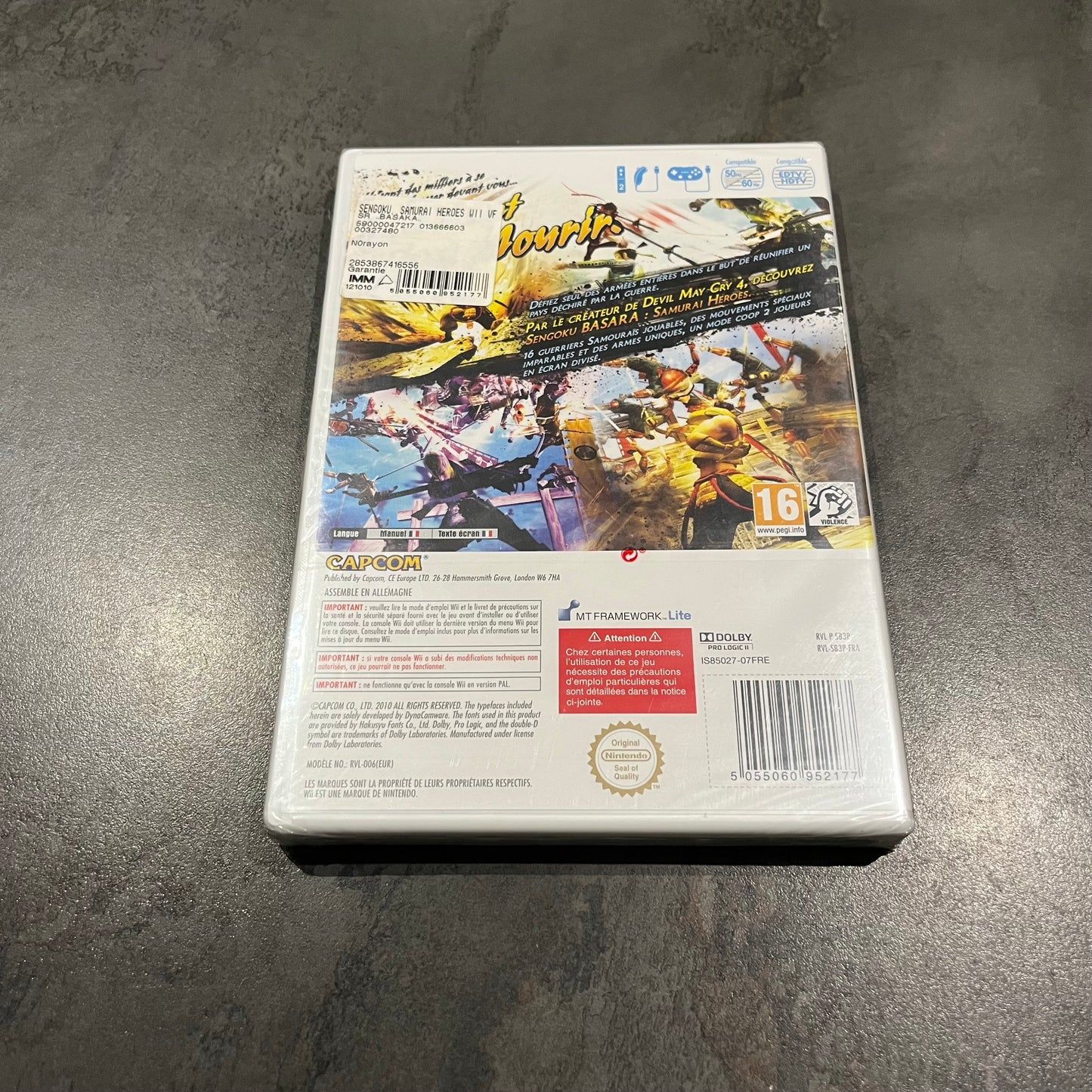 Sengoku Basara Samurai Heroes wii neuf