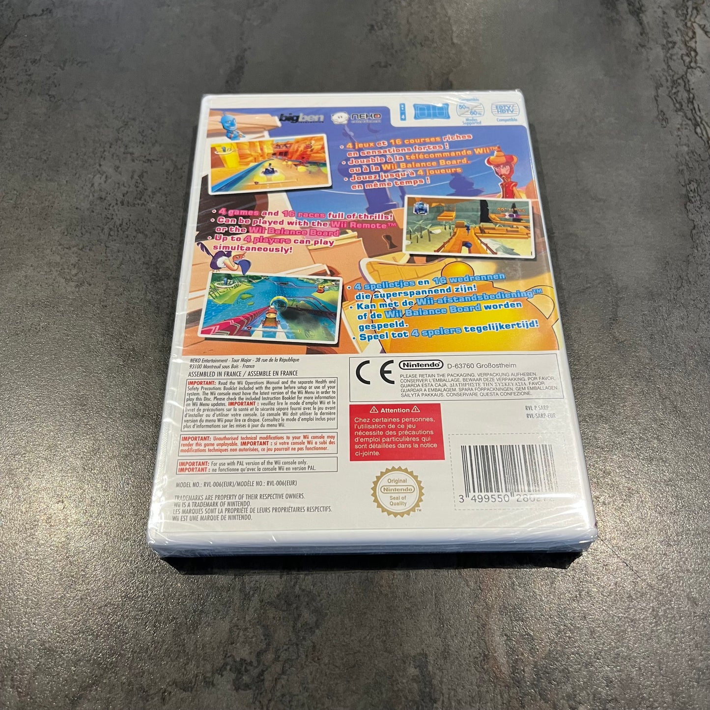 Aladin Magic Racer wii neuf
