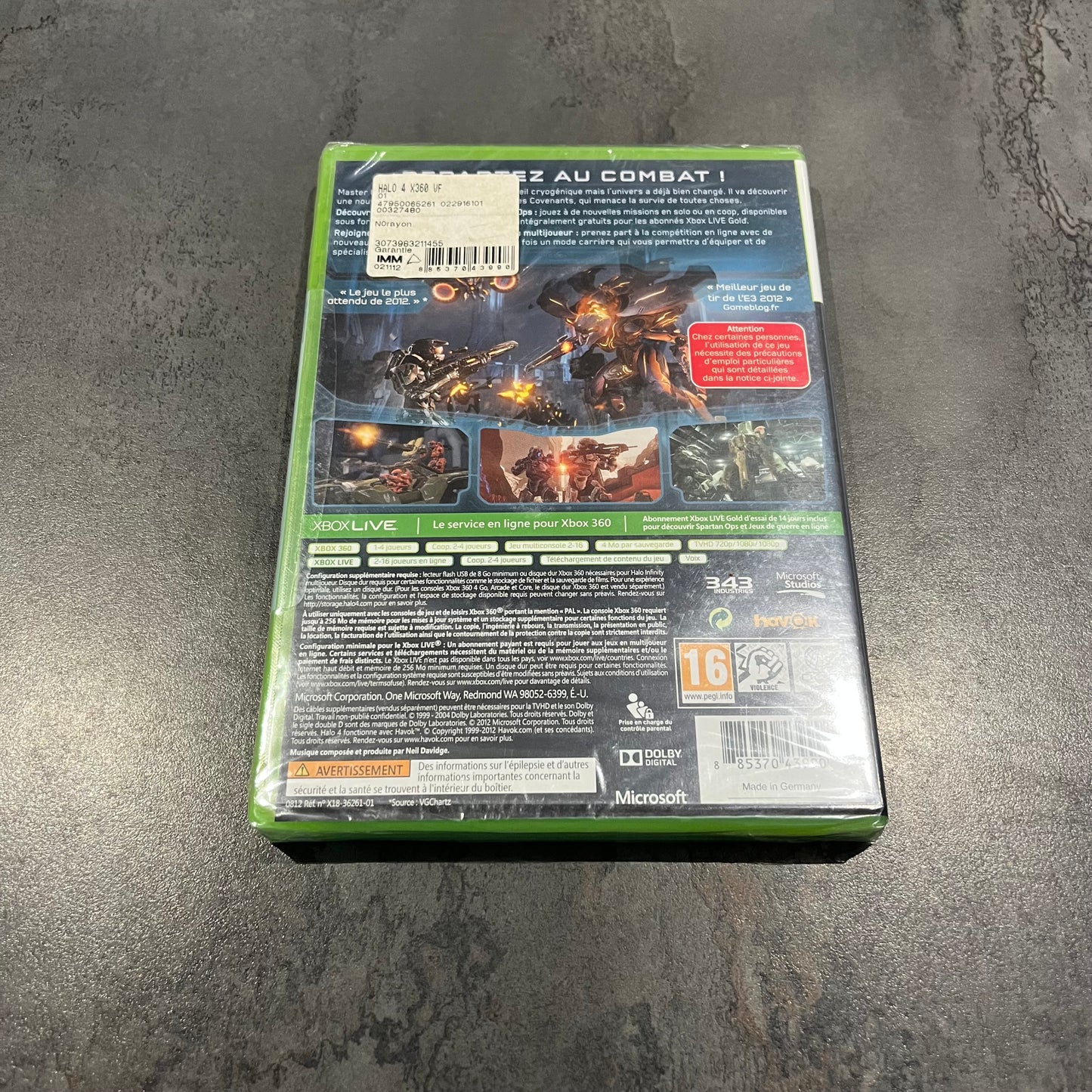 Halo 4 Xbox360 neuf