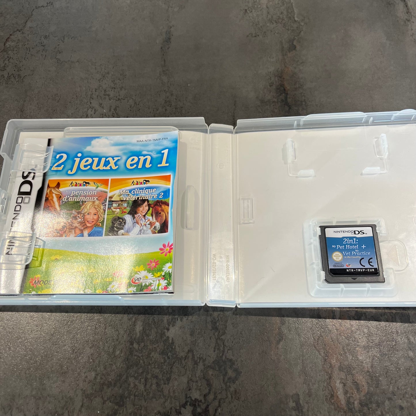 2 jeux en 1 : Ma pension d’animaux / Ma clinique vétérinaire 2 DS