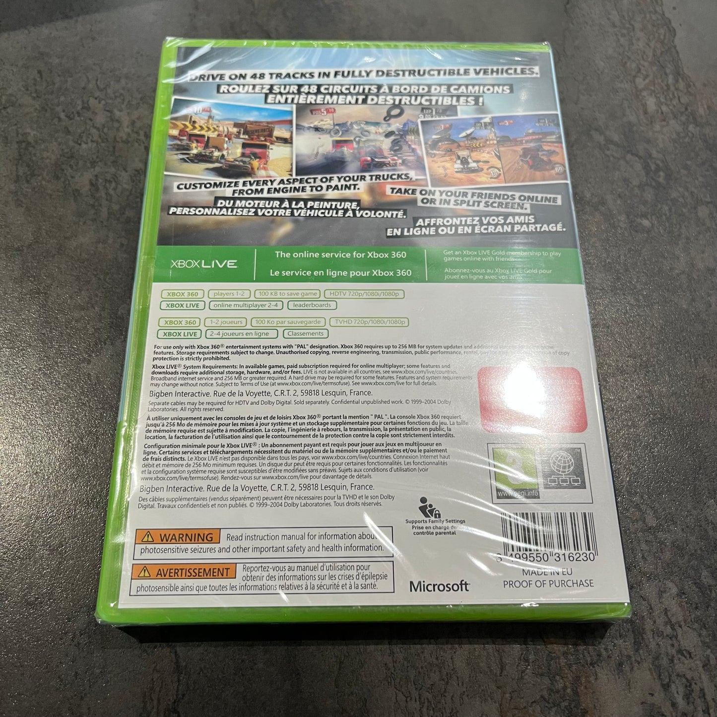 Truck Racer Xbox 360 neuf