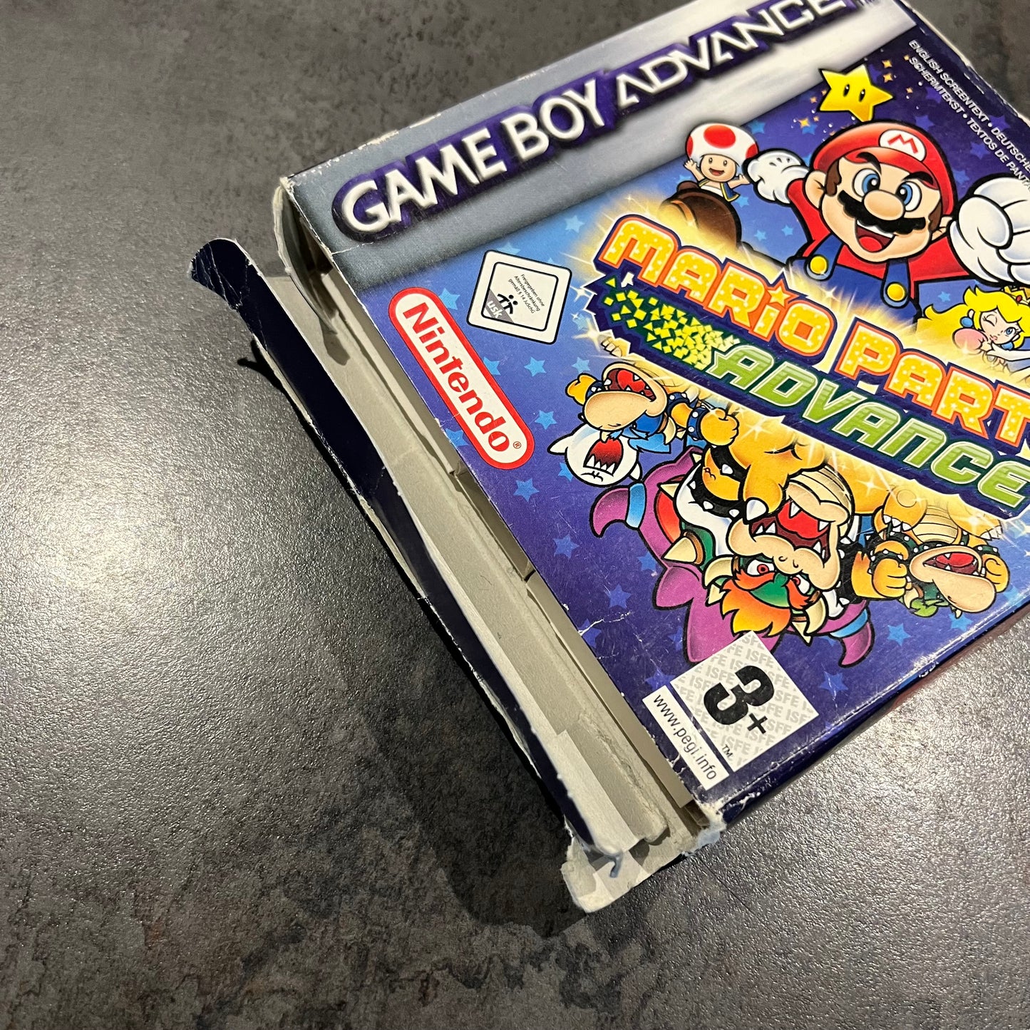 Mario Party Advance en boîte