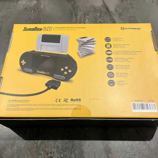 Console SupaBoy Black Gold neuve