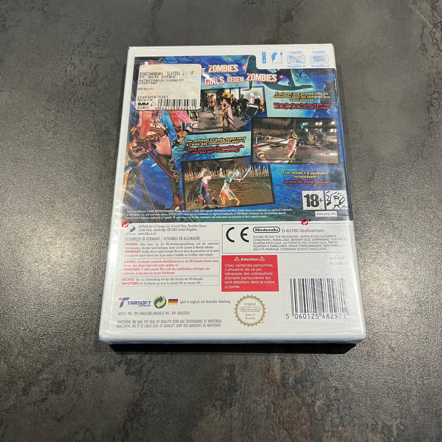 Onechanbara Bikini Zombie Slayers wii neuf