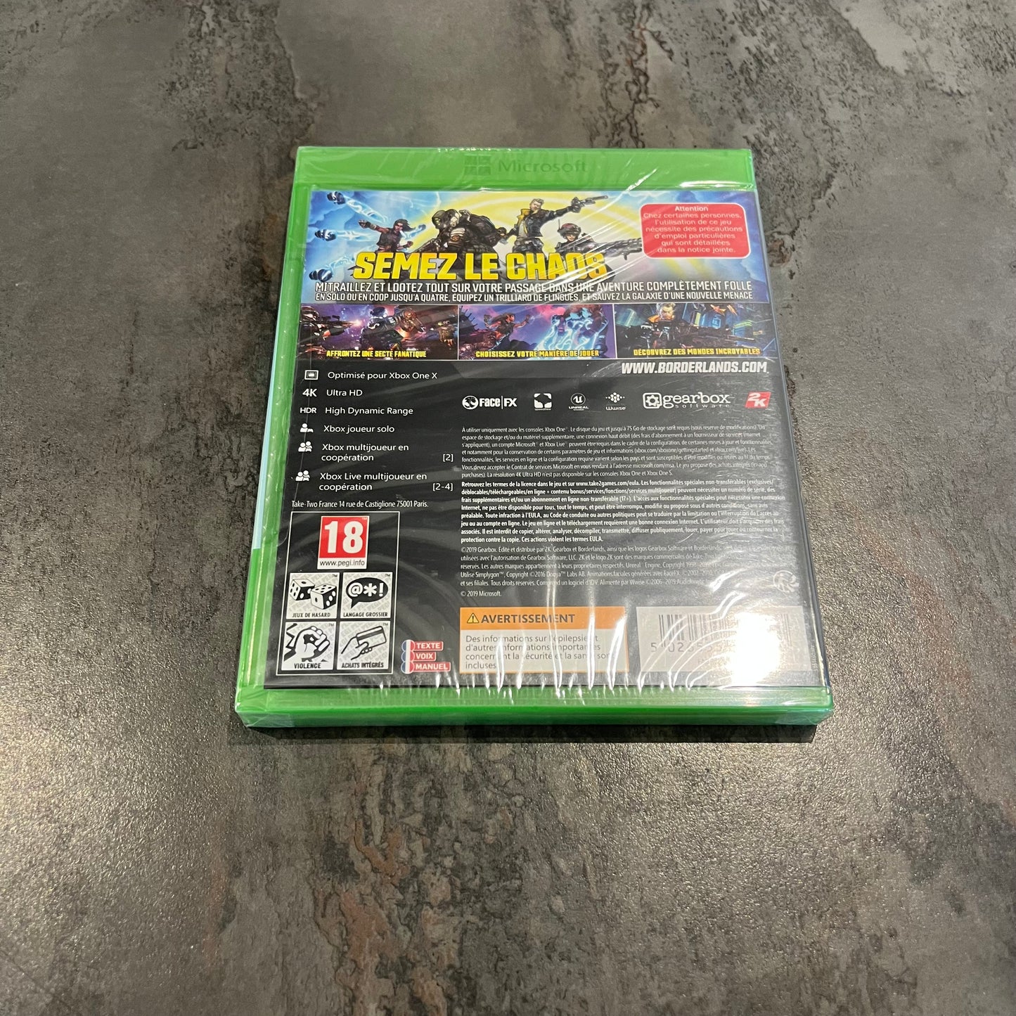 Borderlands 3 Xbox One neuf