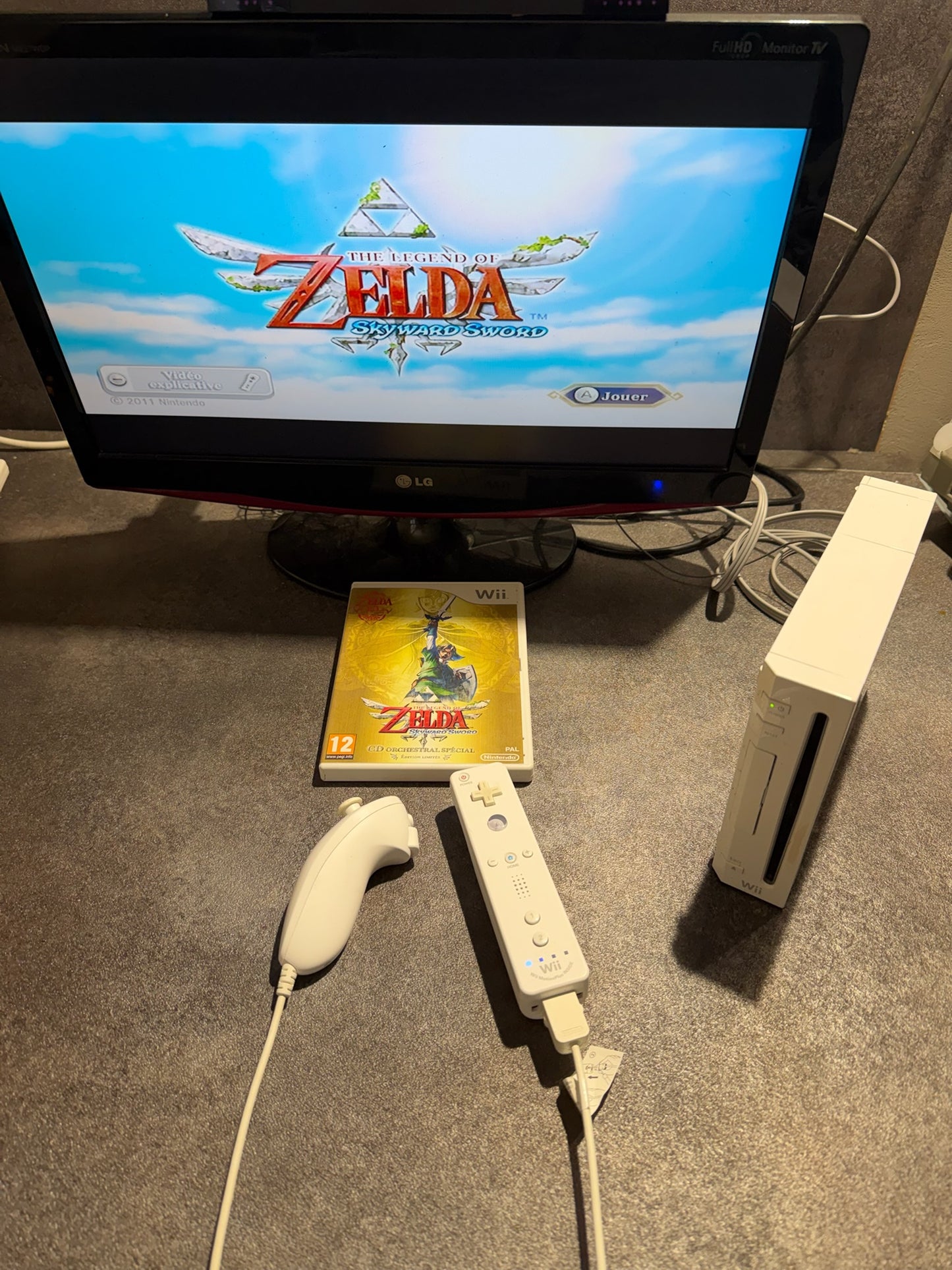 Console Wii Zelda Skyward Sword