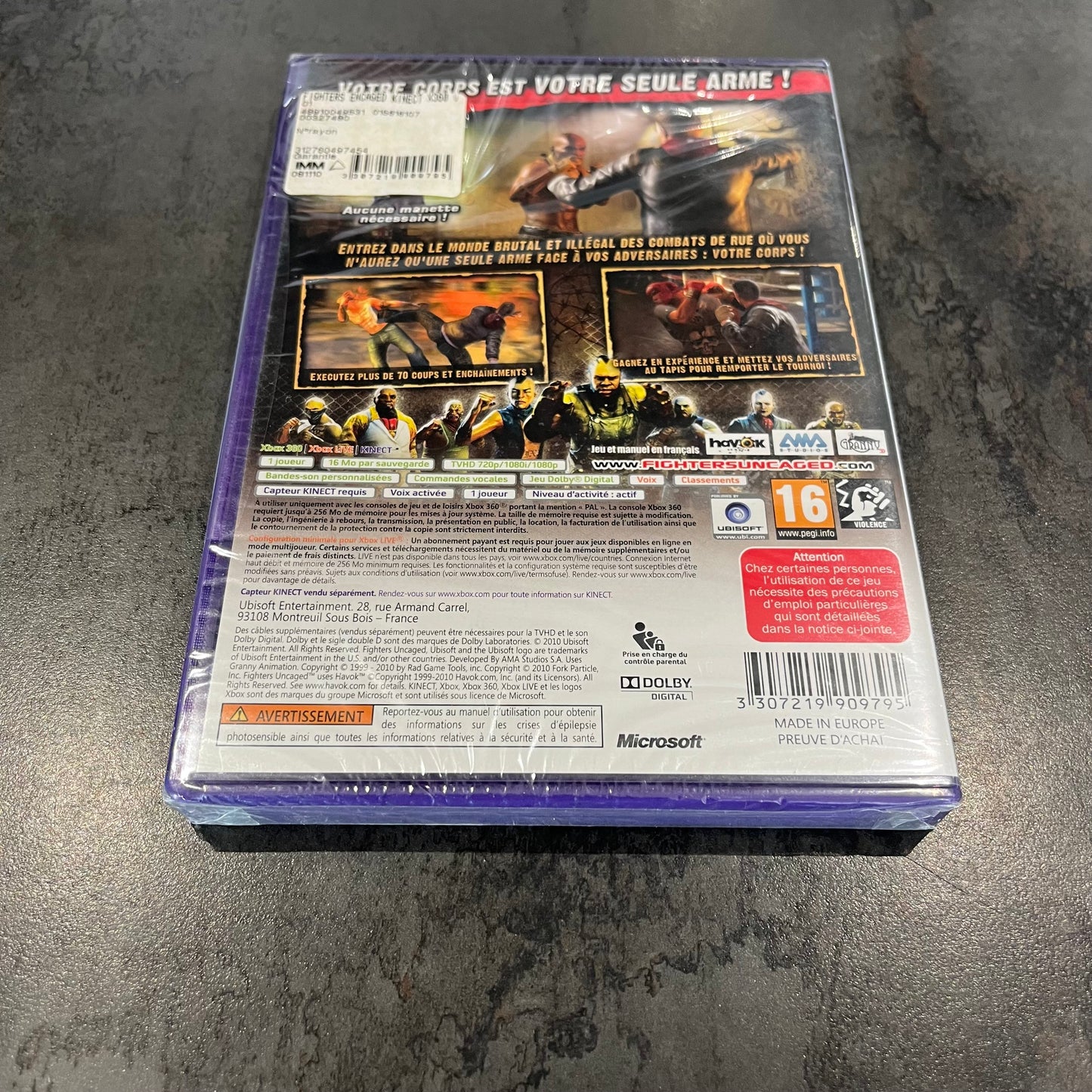 Fighters Uncaged Xbox 360 neuf
