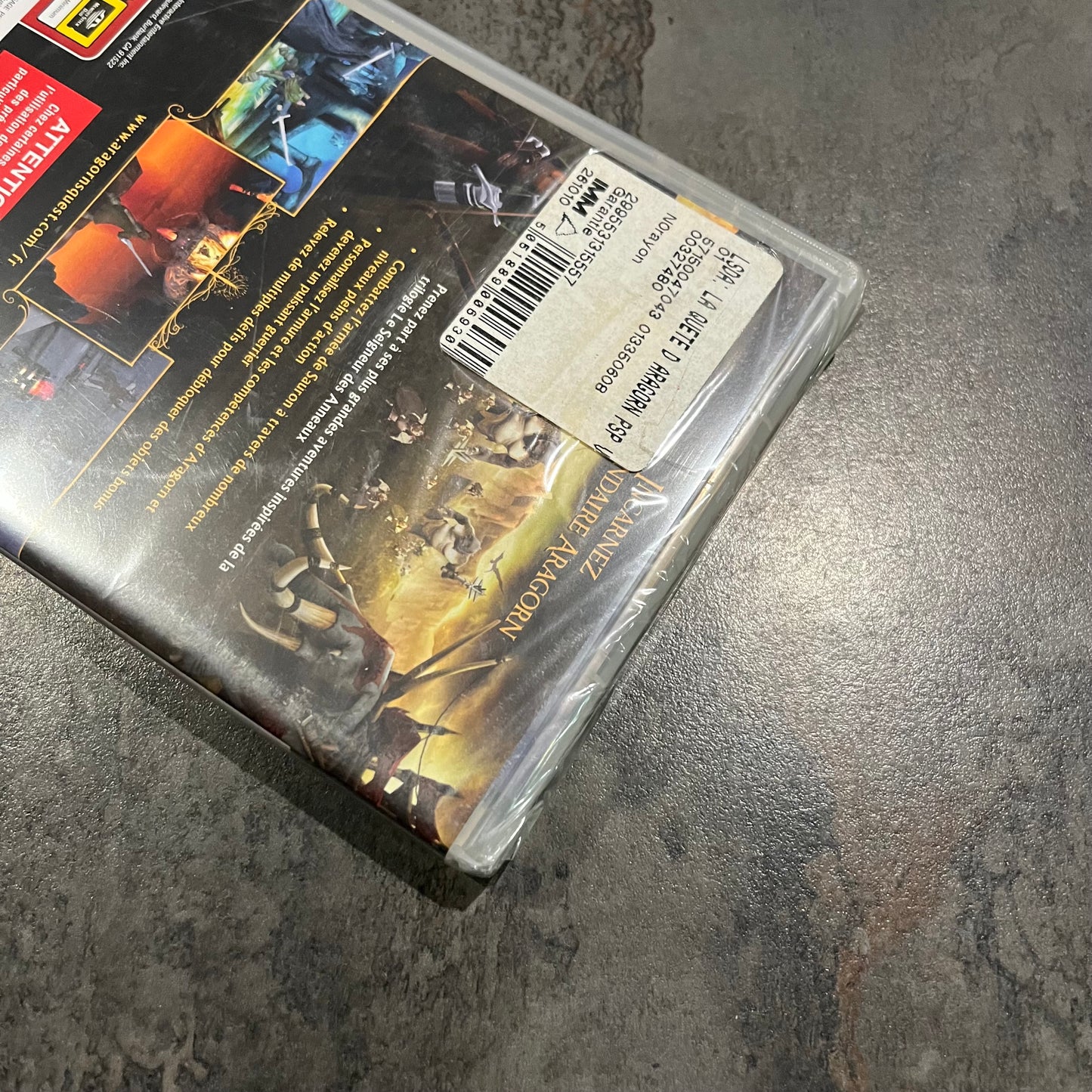 Le Seigneur des Anneaux : La Quête d’Aragorn PSP neuf