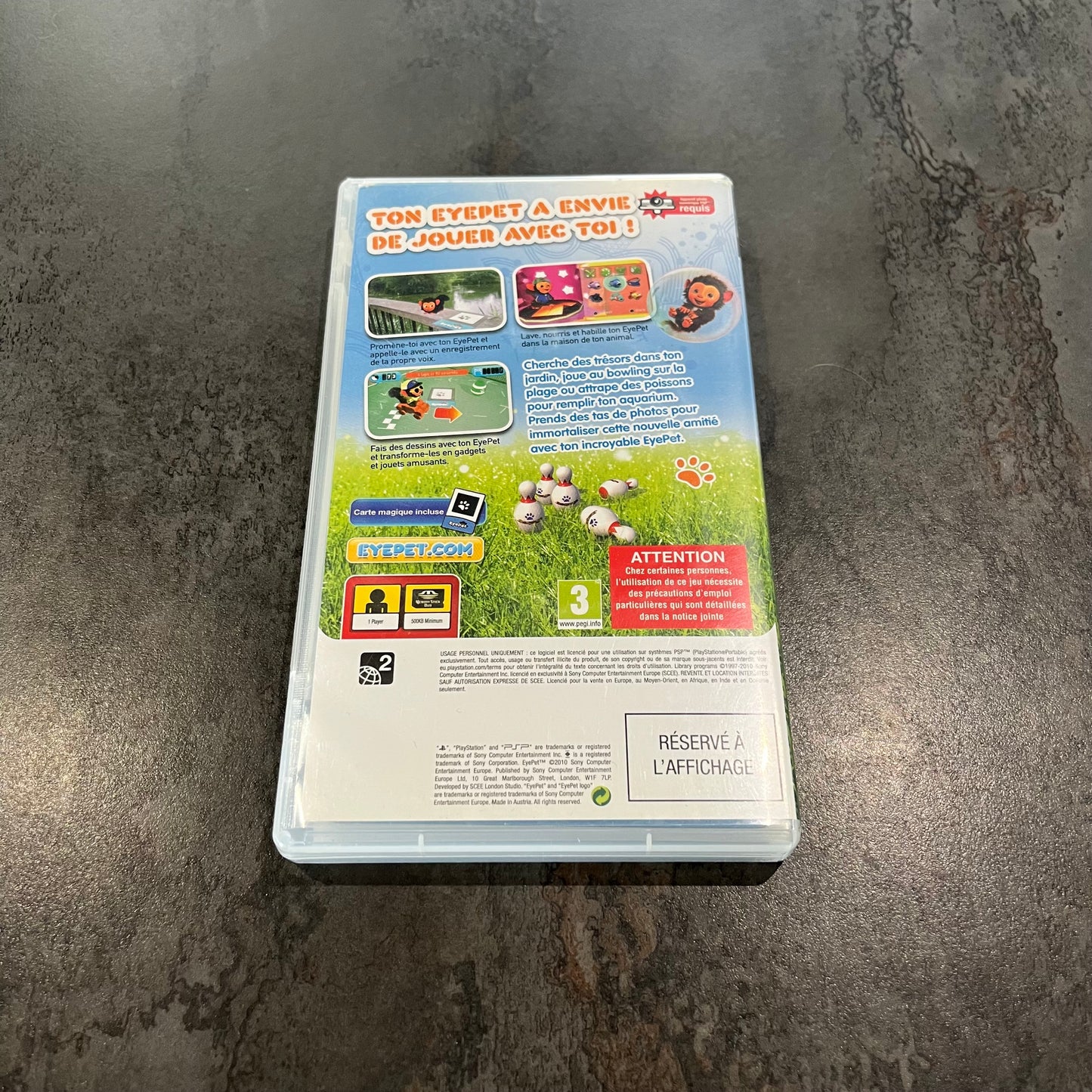 Eye Pet version promo PSP