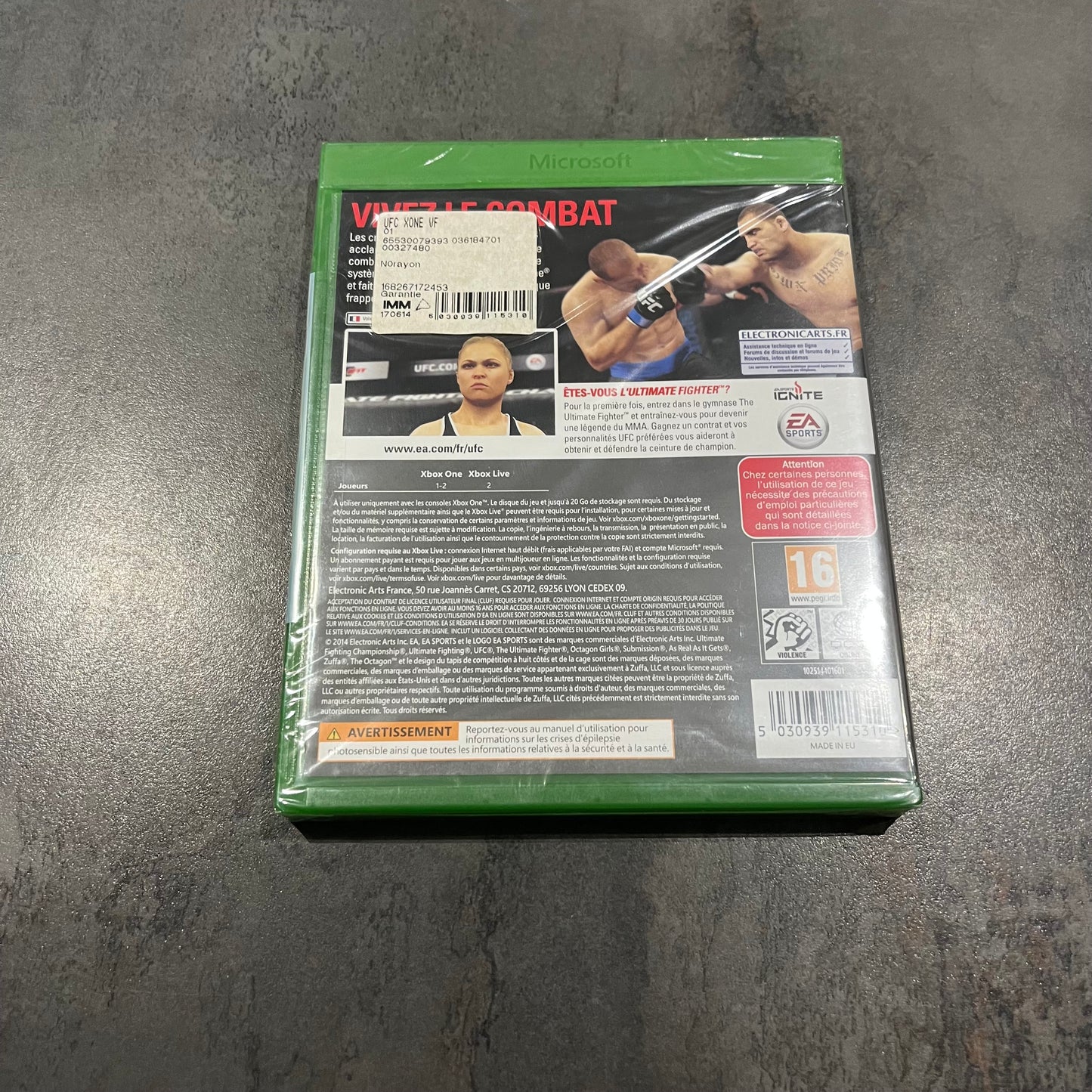 UFC Xbox One neuf