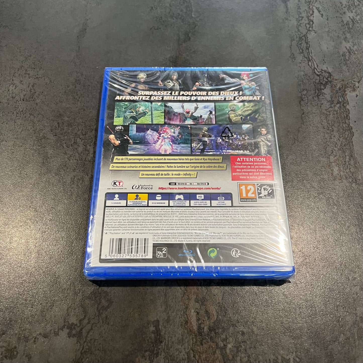 Warriors Orochi 4 Ultimate PS4 neuf