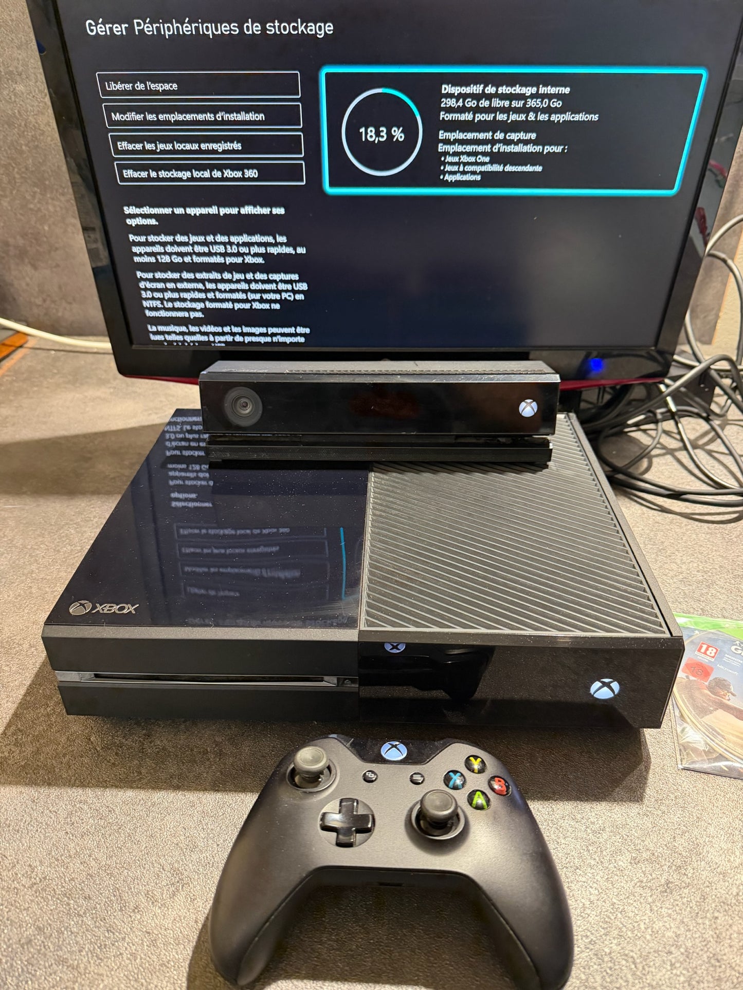 Console Xbox One + Kinect