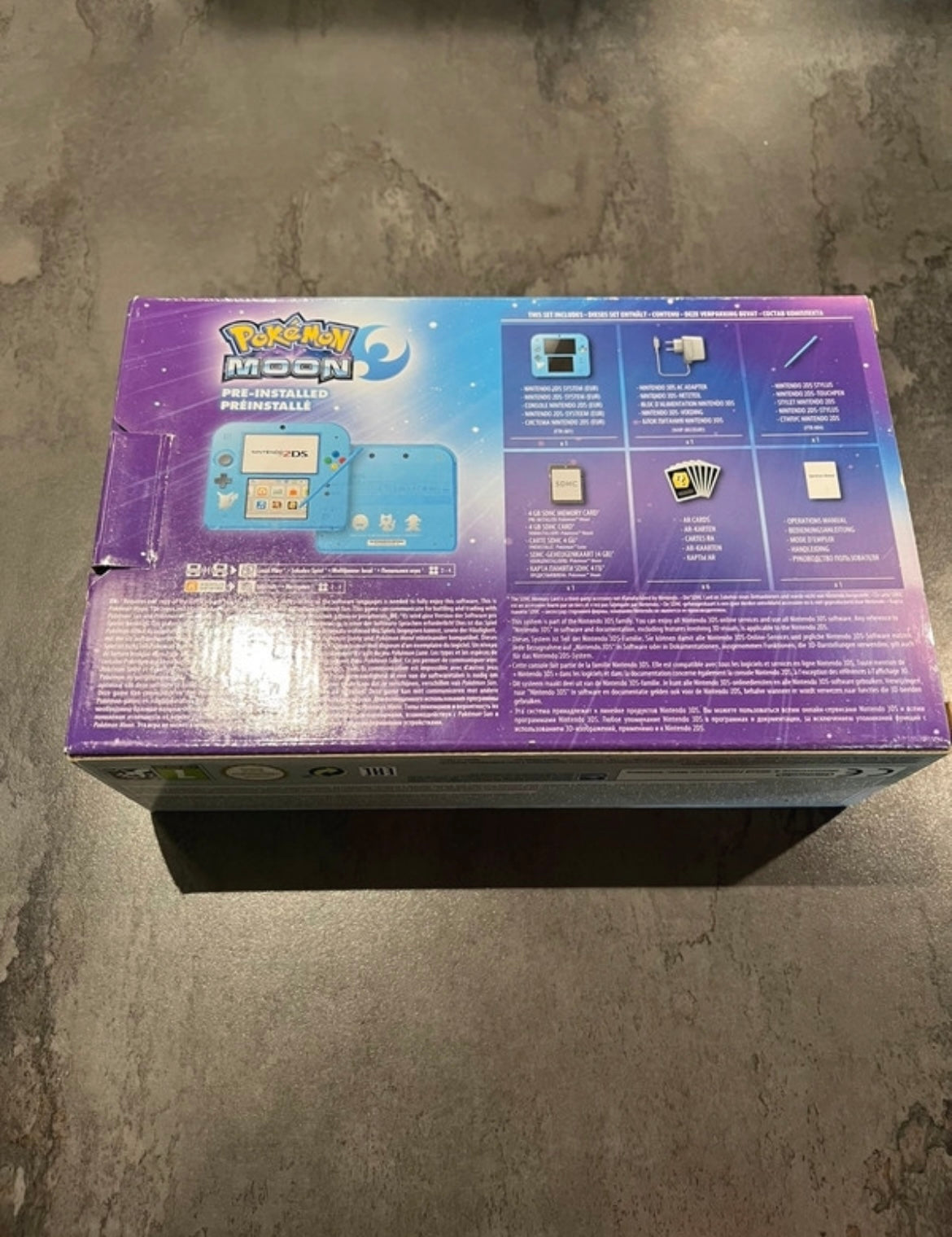 Nintendo 2DS Édition Pokémon Moon – Console bleue