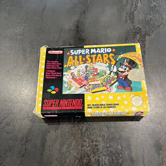 Super Mario All-Stars Super Nintendo en boîte